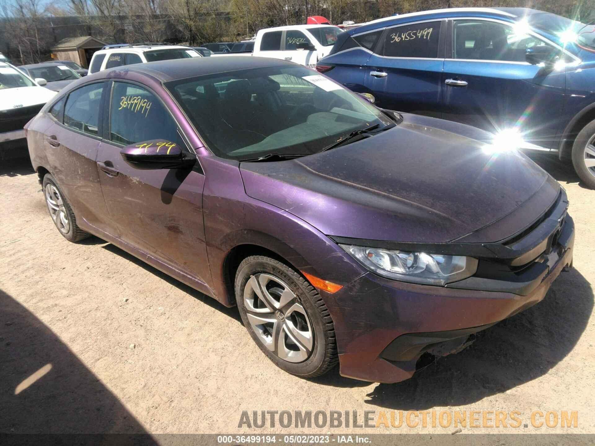 19XFC2F50JE013422 HONDA CIVIC SEDAN 2018