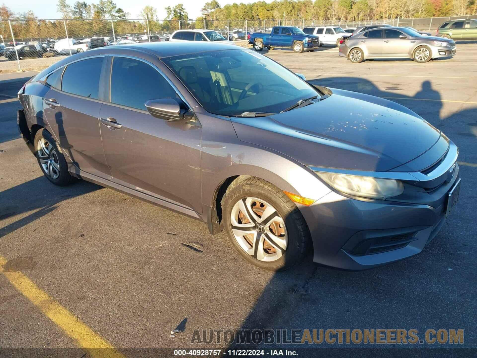 19XFC2F52GE003791 HONDA CIVIC 2016