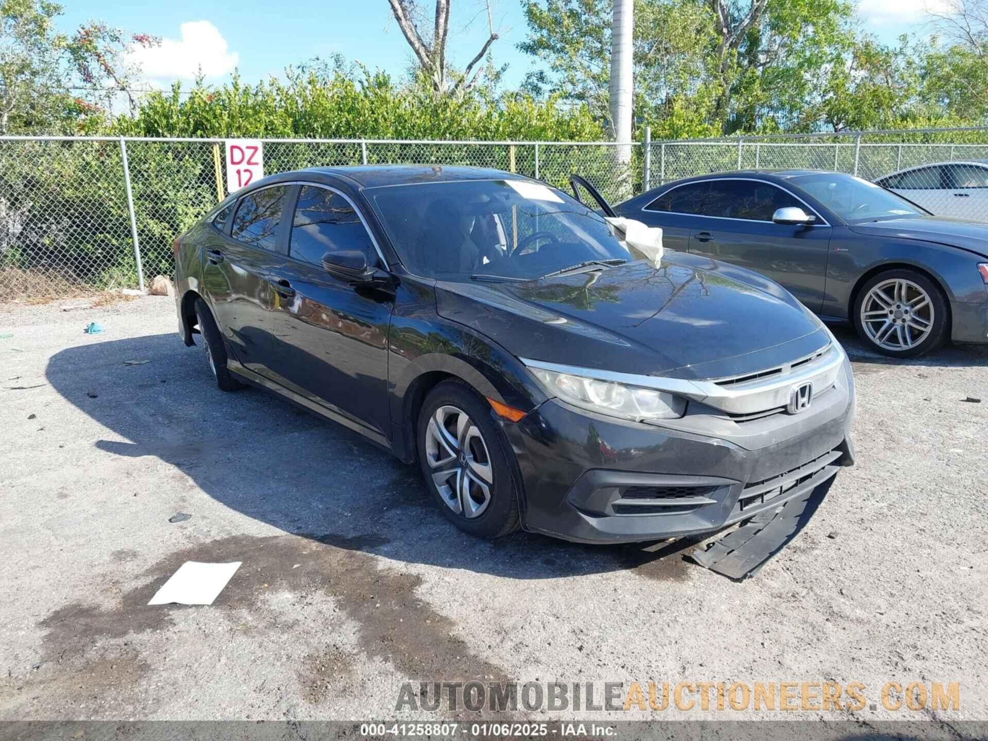 19XFC2F52GE068317 HONDA CIVIC 2016