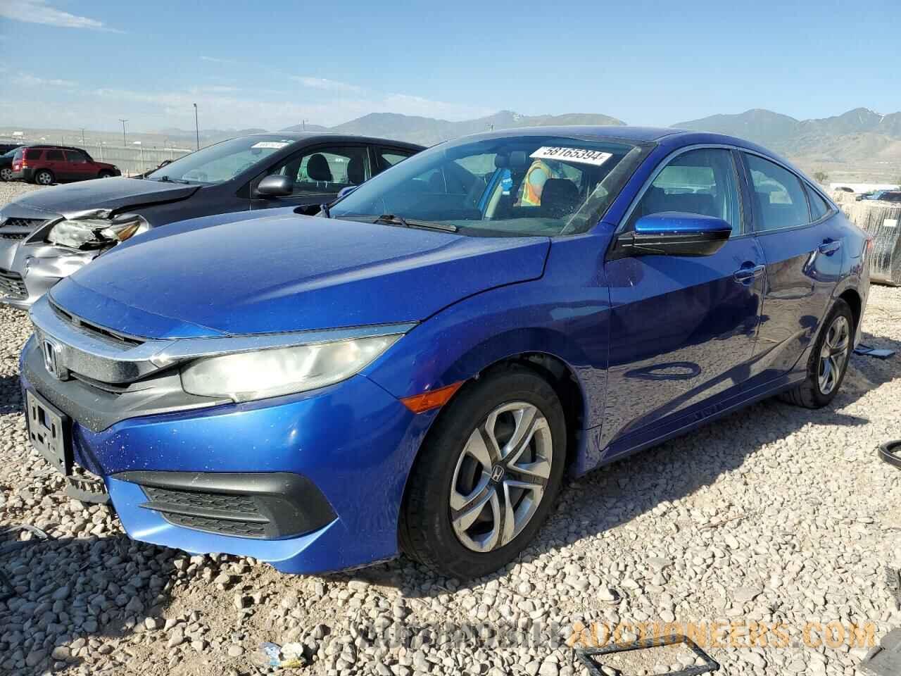 19XFC2F54GE031463 HONDA CIVIC 2016