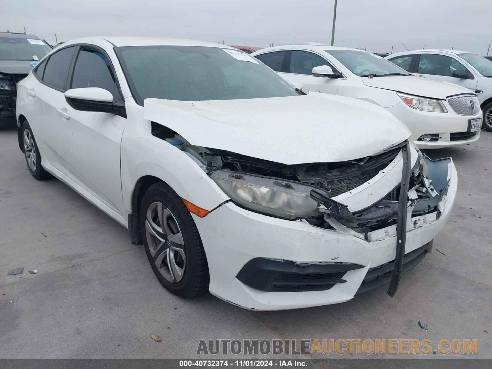 19XFC2F55GE026143 HONDA CIVIC 2016