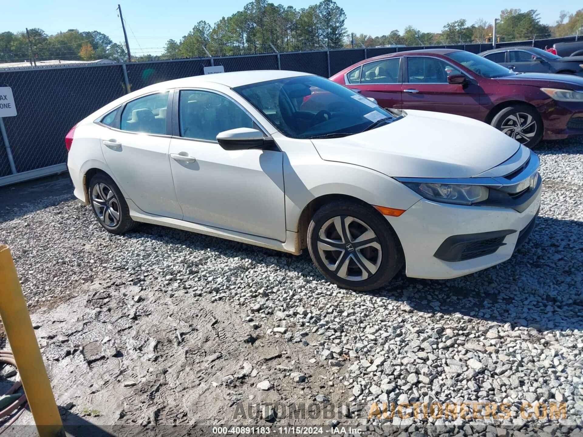 19XFC2F56GE013921 HONDA CIVIC 2016