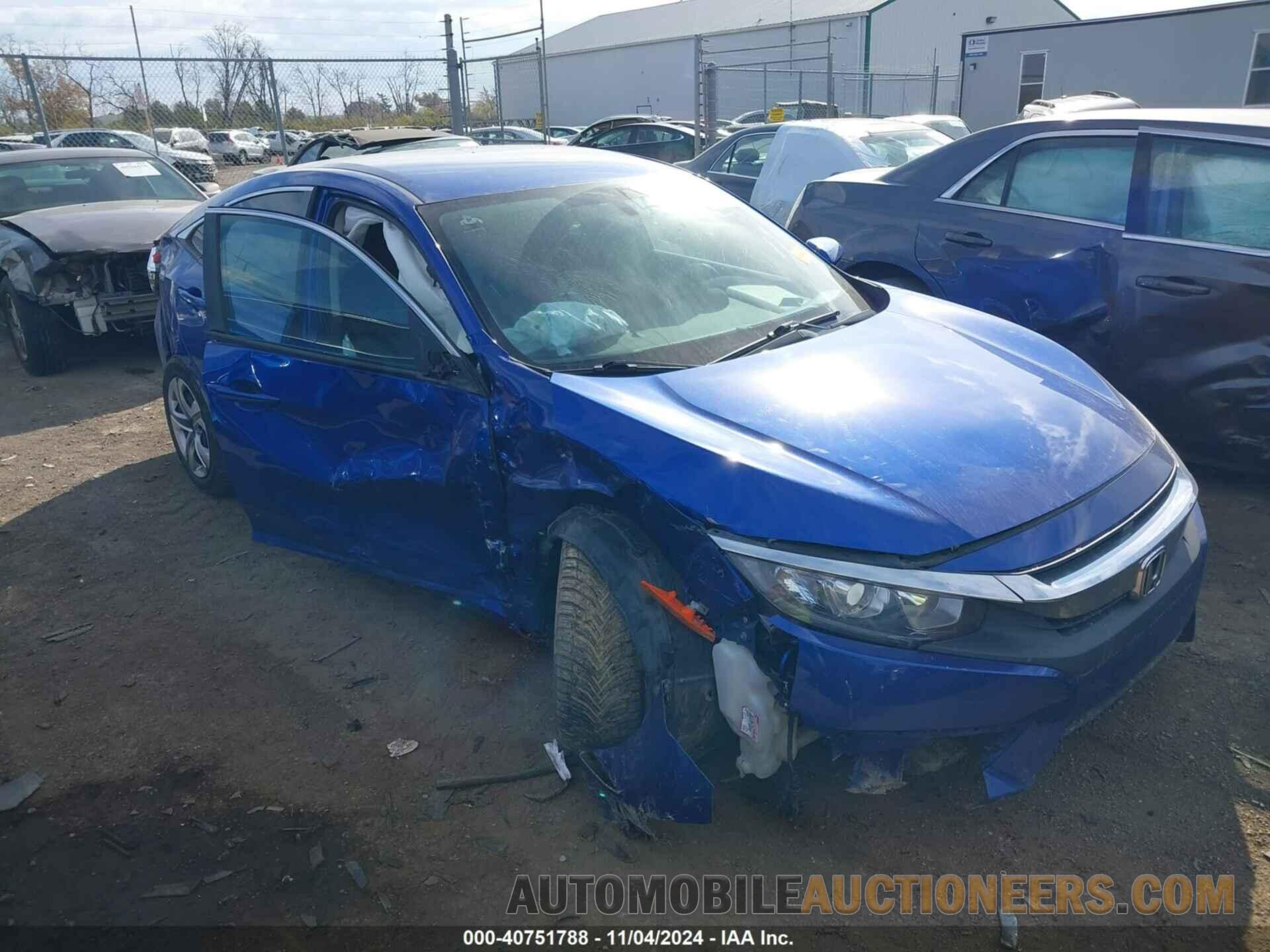 19XFC2F56GE052587 HONDA CIVIC 2016