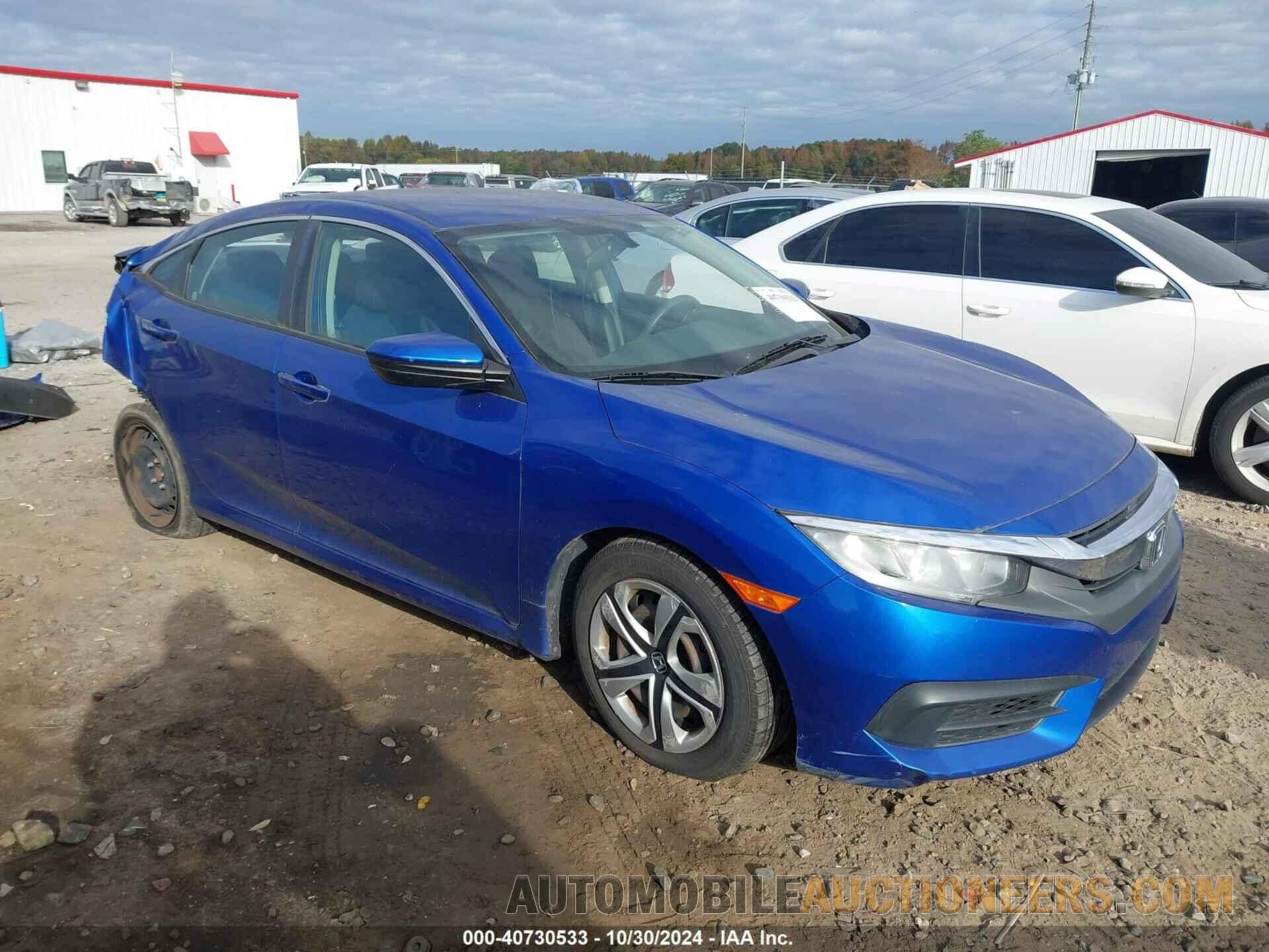 19XFC2F5XGE009581 HONDA CIVIC 2016