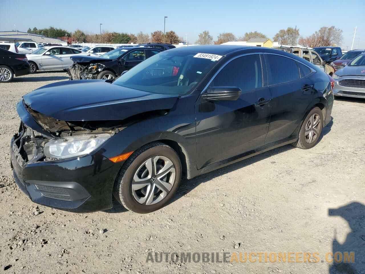 19XFC2F5XGE212762 HONDA CIVIC 2016