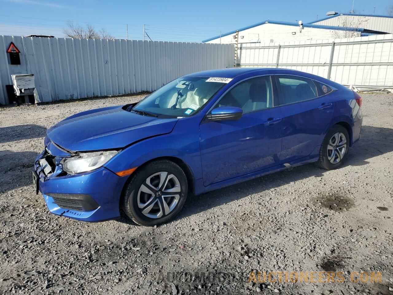 19XFC2F5XGE233370 HONDA CIVIC 2016