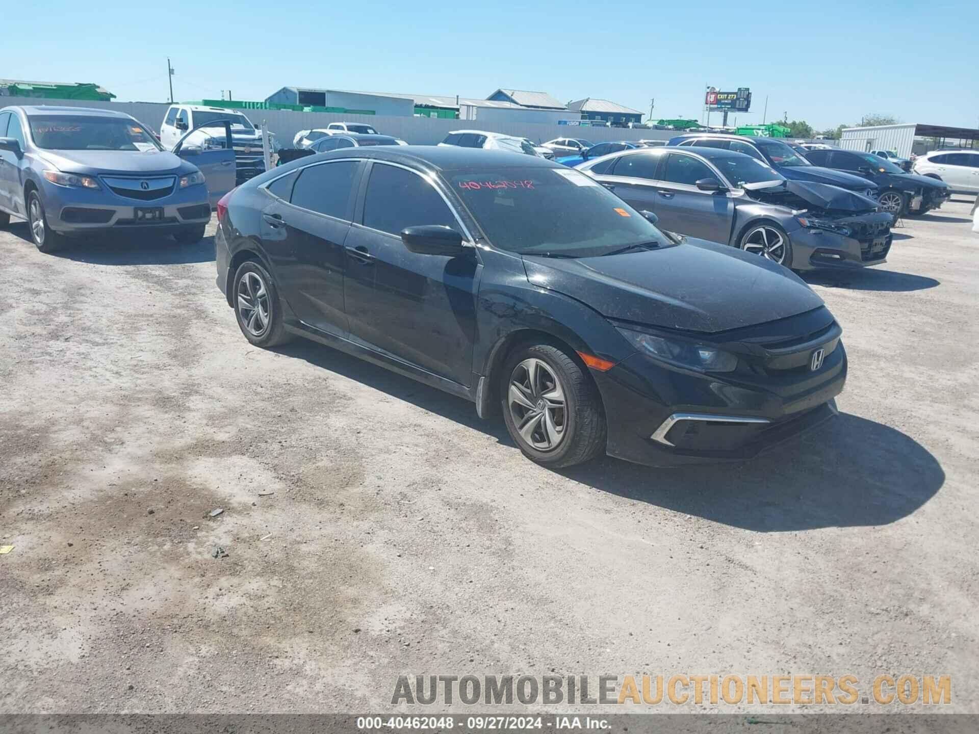 19XFC2F6XLE001922 HONDA CIVIC 2020