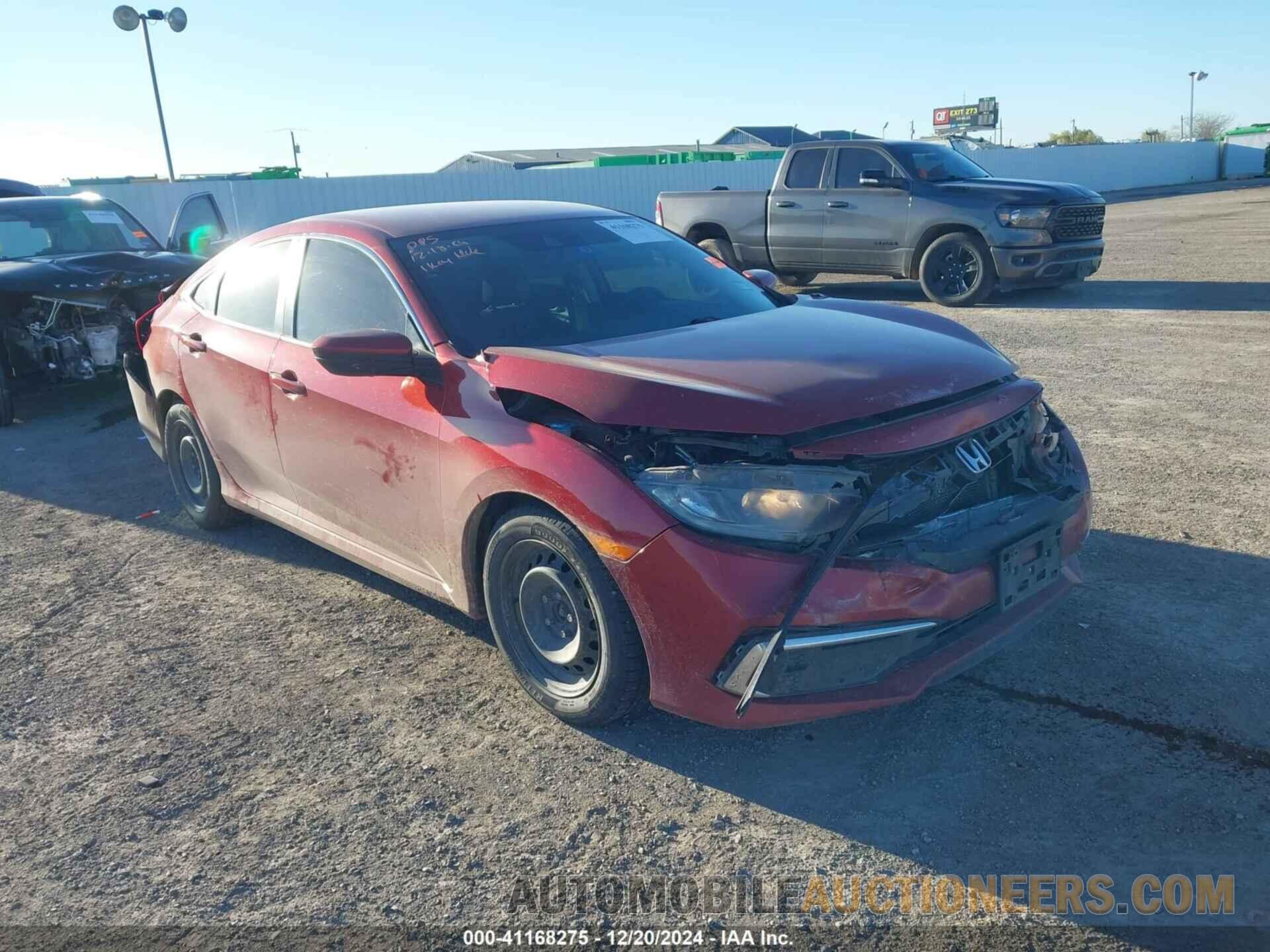 19XFC2F6XLE009924 HONDA CIVIC 2020