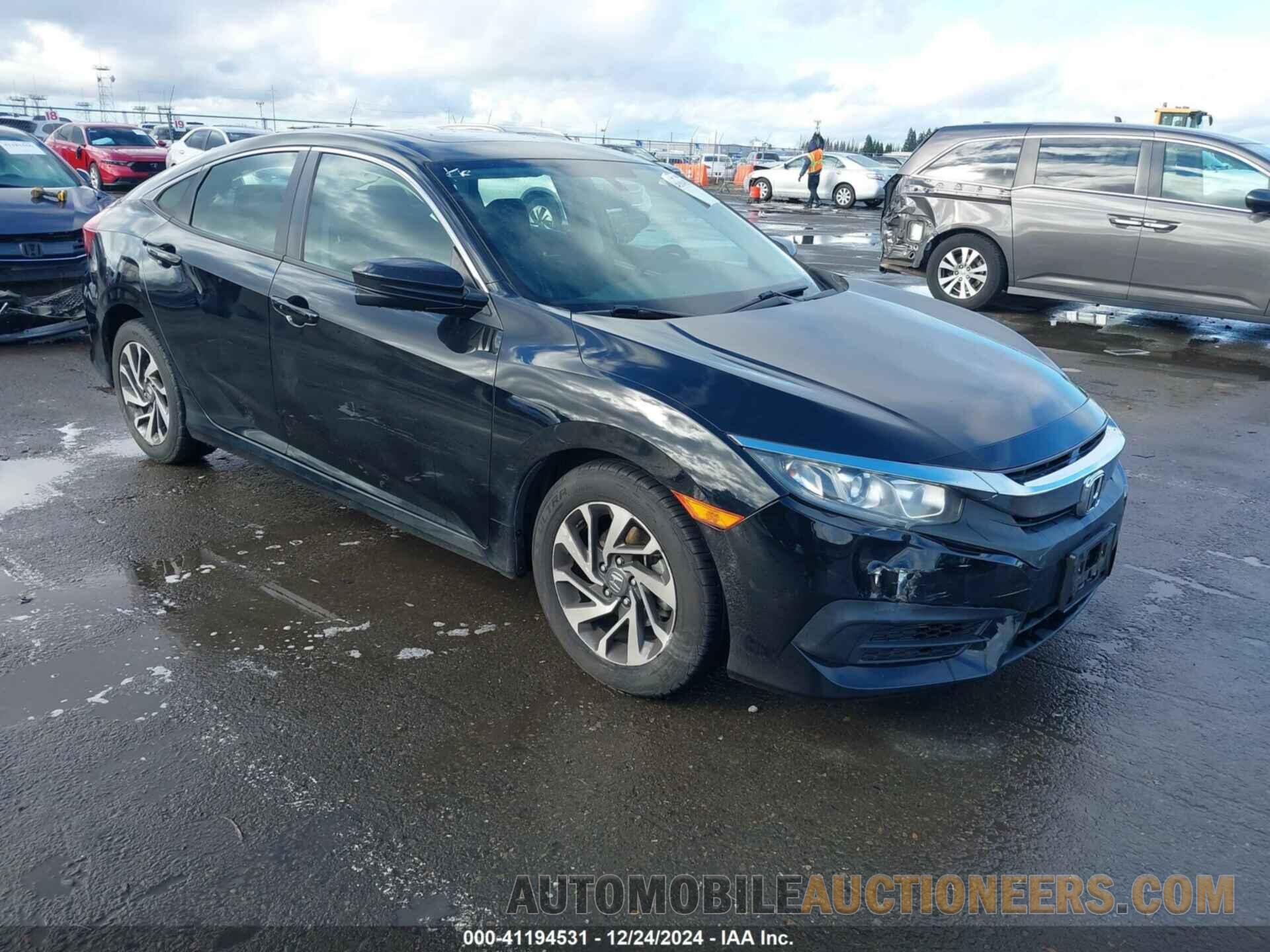 19XFC2F72GE216709 HONDA CIVIC 2016