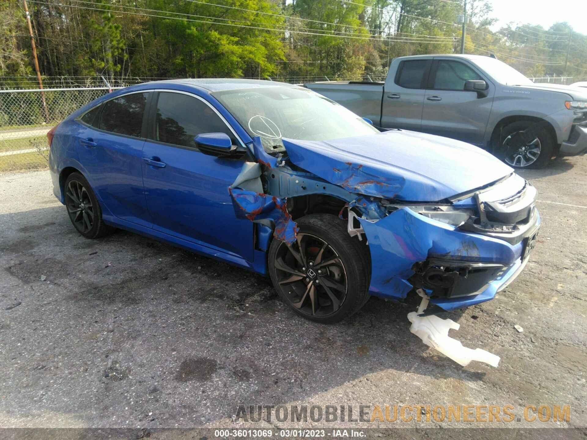 19XFC2F80KE015246 HONDA CIVIC SEDAN 2019