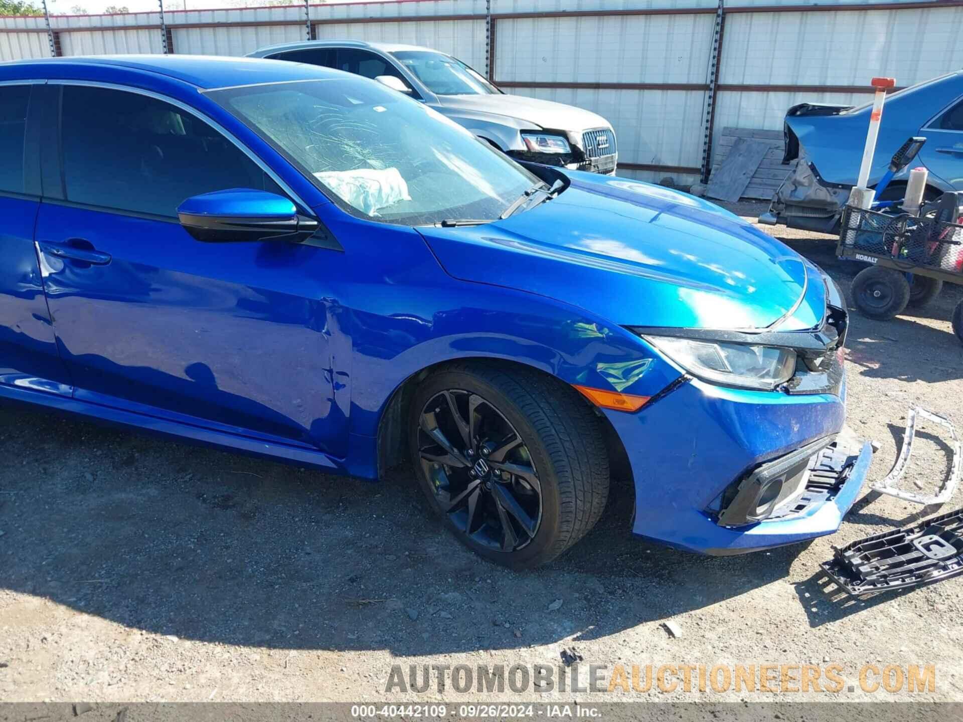 19XFC2F80KE022214 HONDA CIVIC 2019