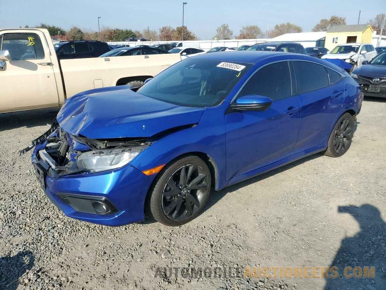 19XFC2F80KE206312 HONDA CIVIC 2019