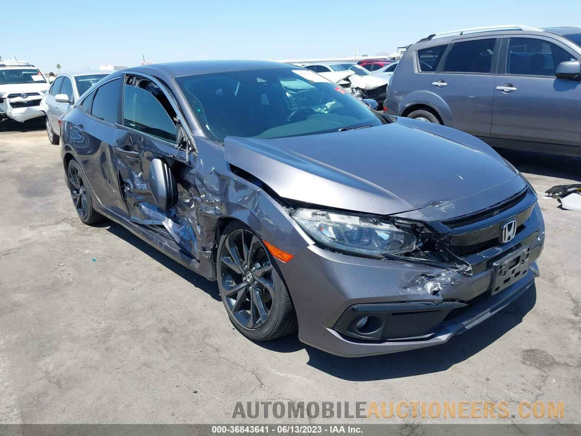 19XFC2F80KE210070 HONDA CIVIC SEDAN 2019