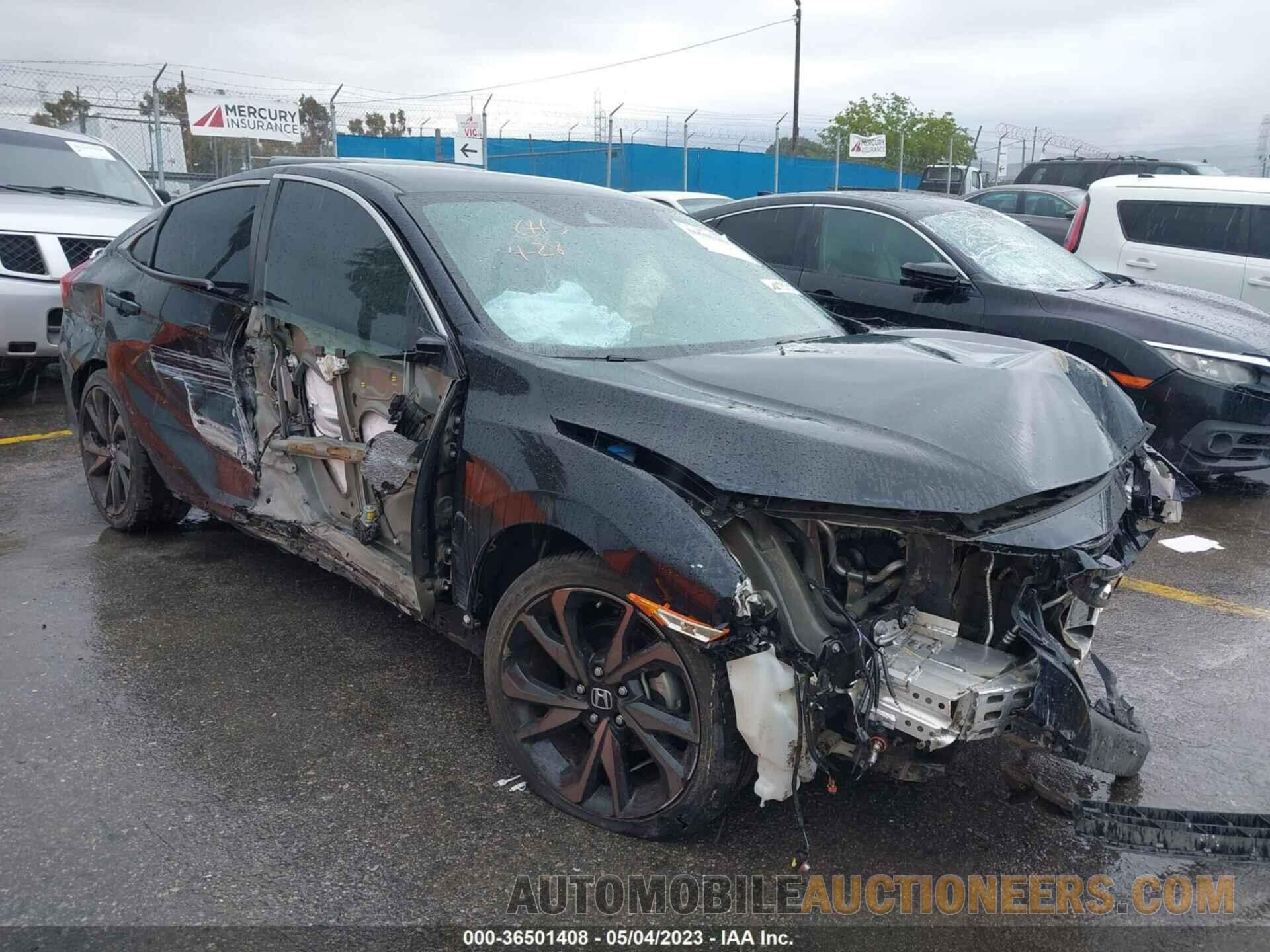 19XFC2F80KE214684 HONDA CIVIC SEDAN 2019