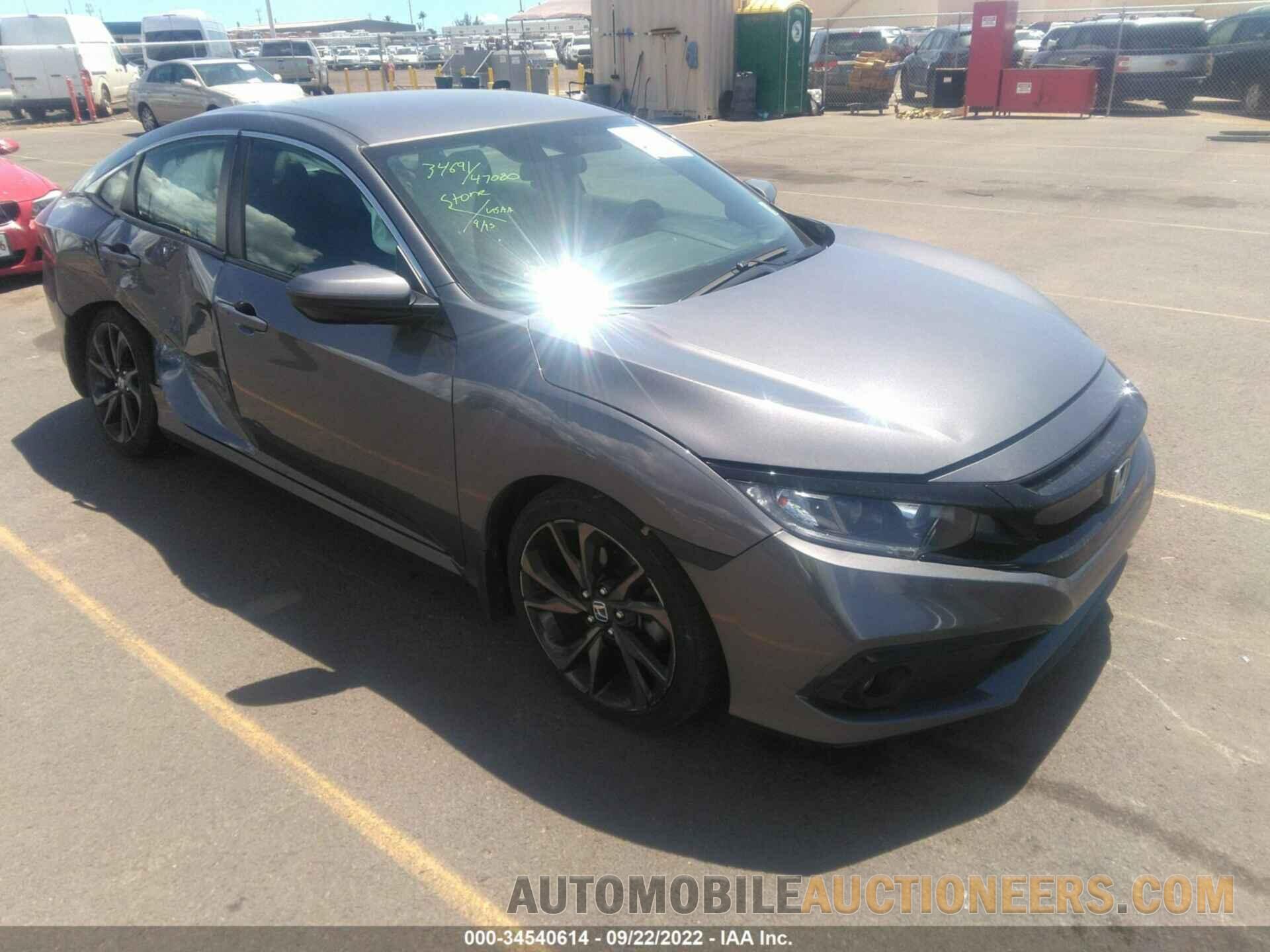 19XFC2F82KE000781 HONDA CIVIC SEDAN 2019