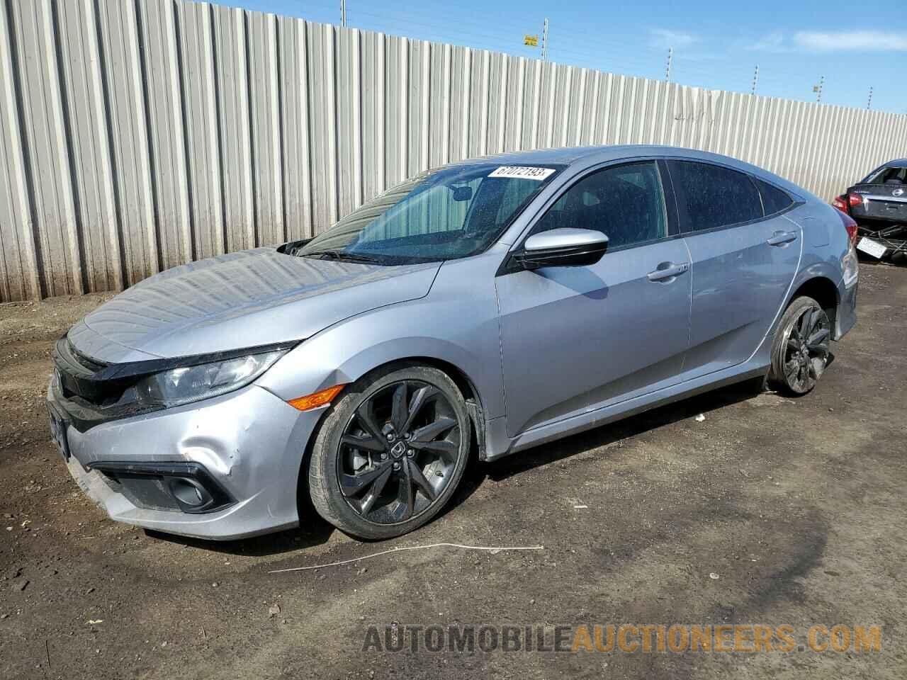 19XFC2F82KE206280 HONDA CIVIC 2019