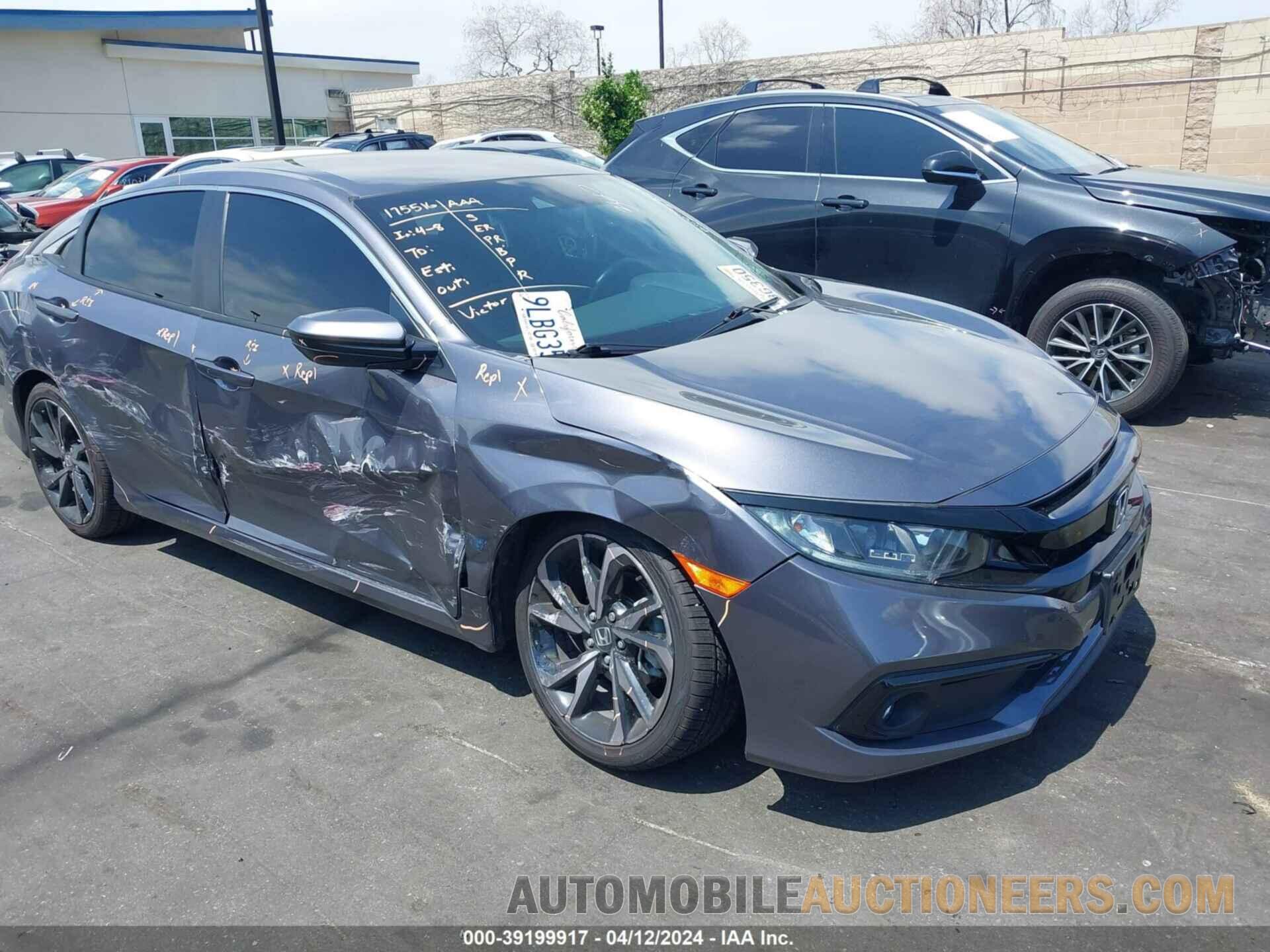 19XFC2F82LE203106 HONDA CIVIC 2020