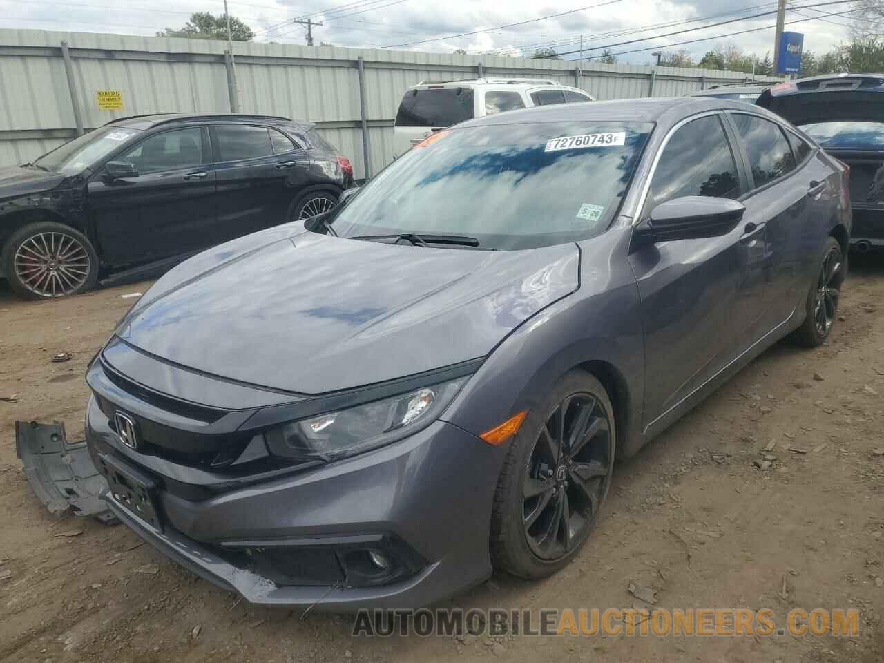 19XFC2F83ME200555 HONDA CIVIC 2021