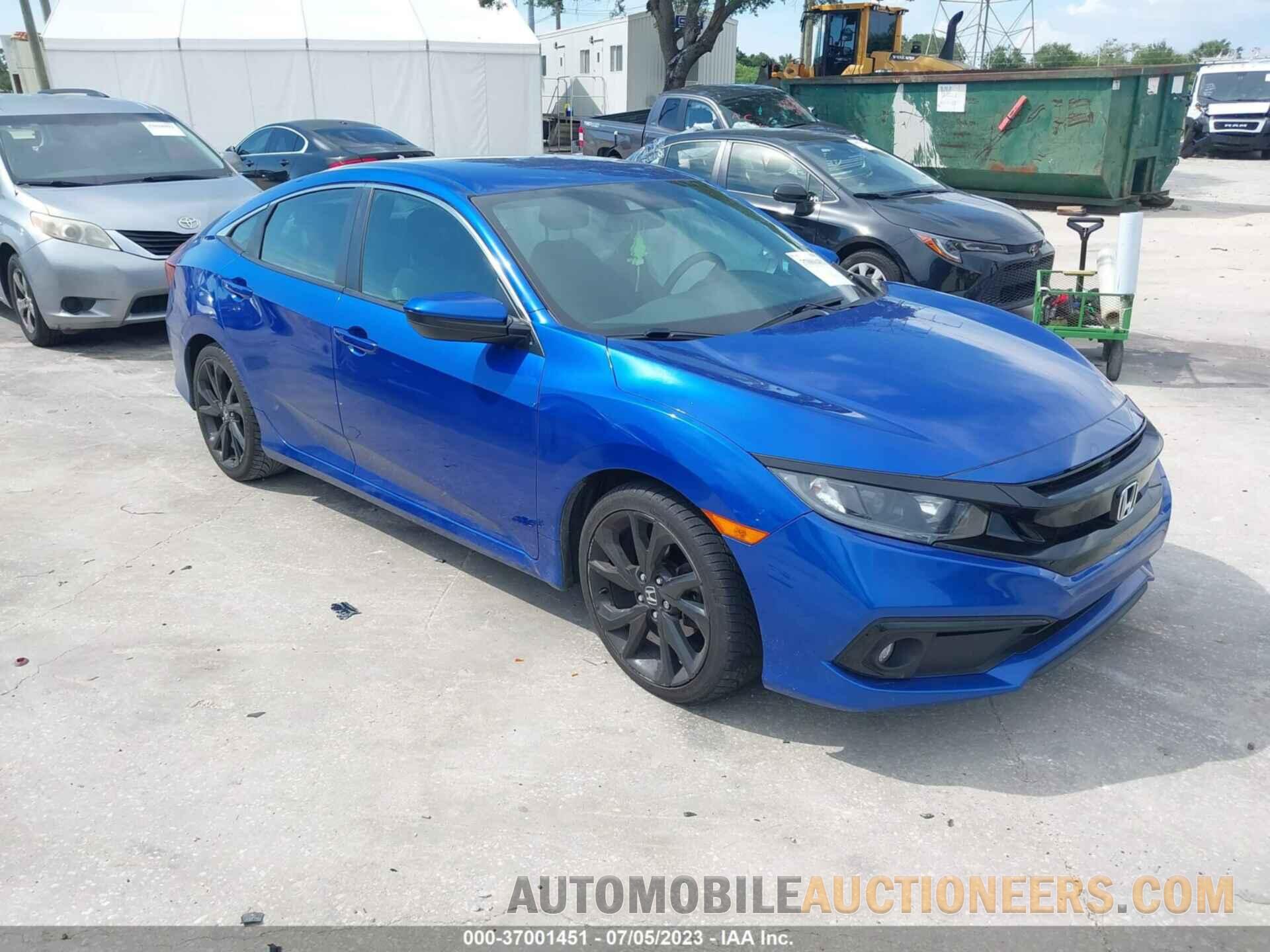 19XFC2F86KE015218 HONDA CIVIC SEDAN 2019