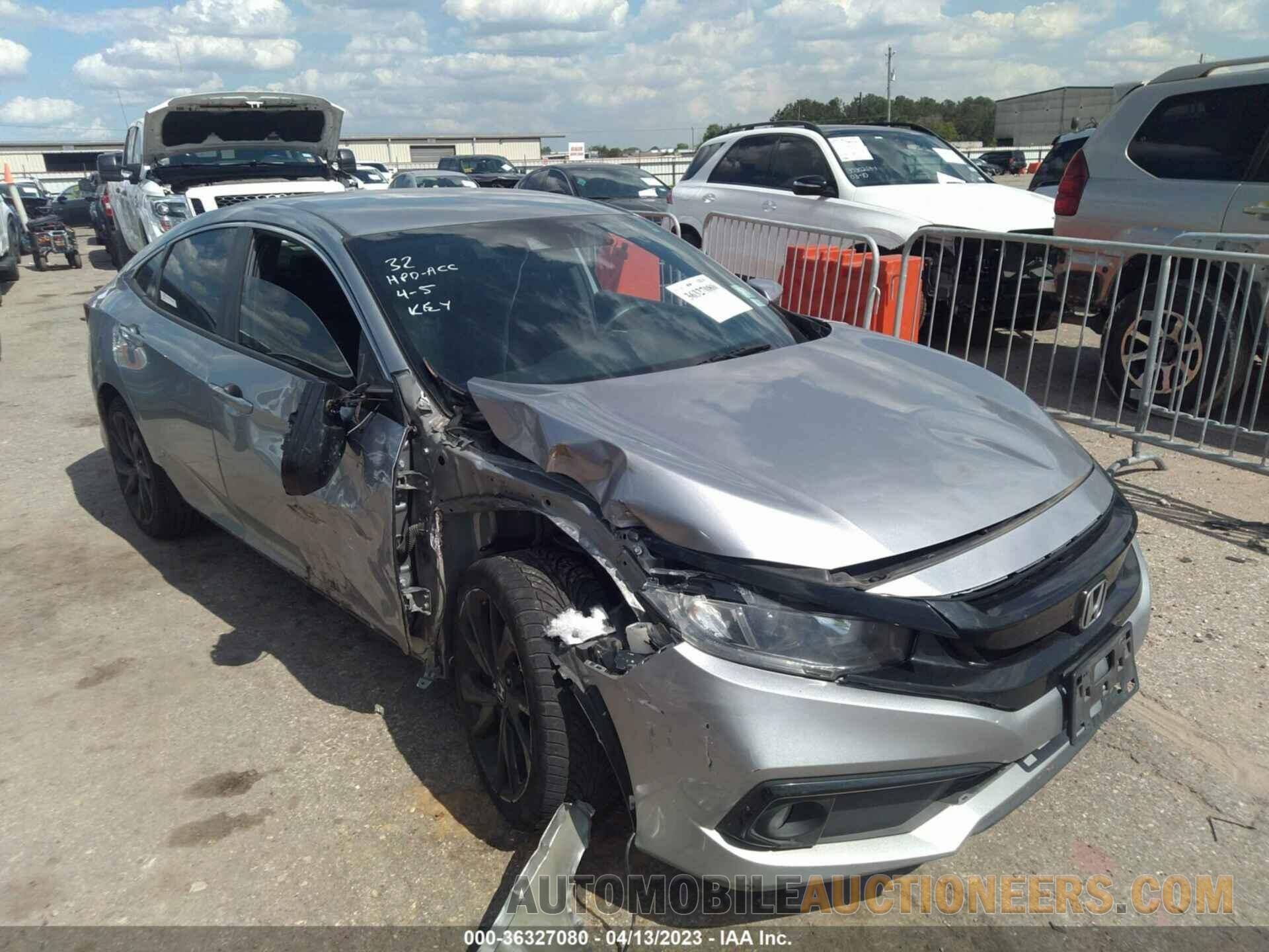 19XFC2F87KE017219 HONDA CIVIC SEDAN 2019