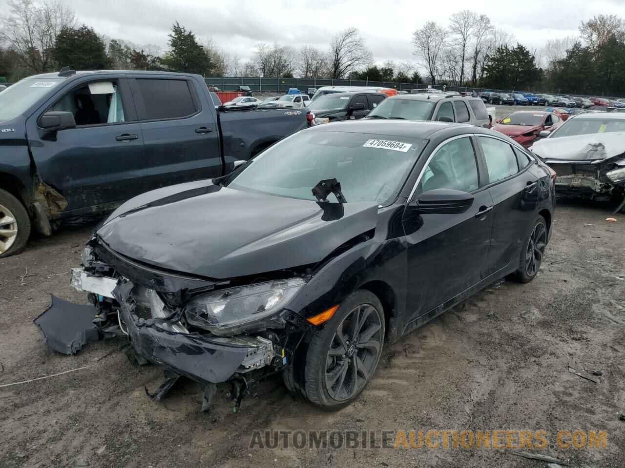 19XFC2F87ME201904 HONDA CIVIC 2021