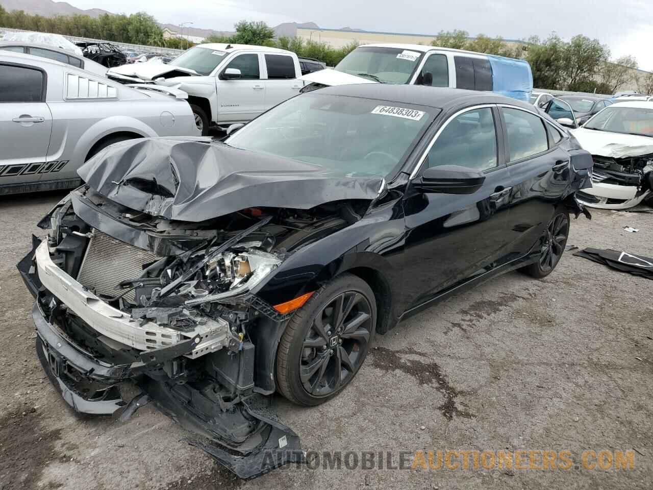 19XFC2F88ME201460 HONDA CIVIC 2021