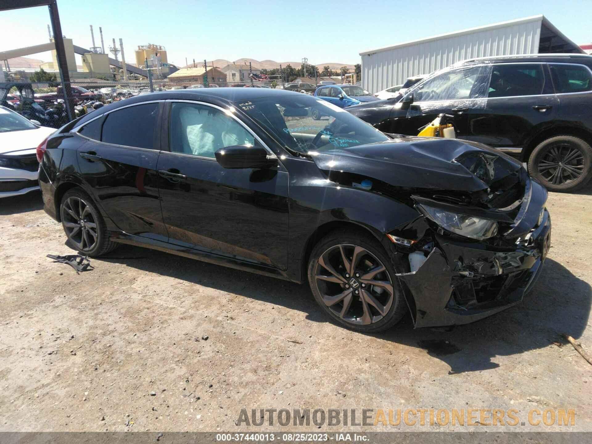 19XFC2F8XKE205877 HONDA CIVIC SEDAN 2019