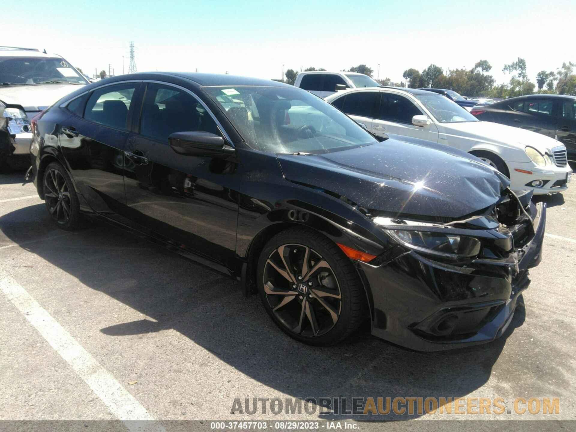 19XFC2F8XKE210688 HONDA CIVIC SEDAN 2019