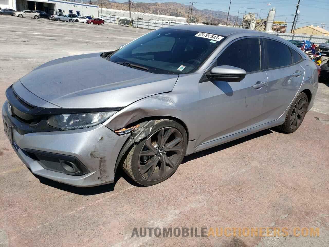 19XFC2F8XKE213820 HONDA CIVIC 2019