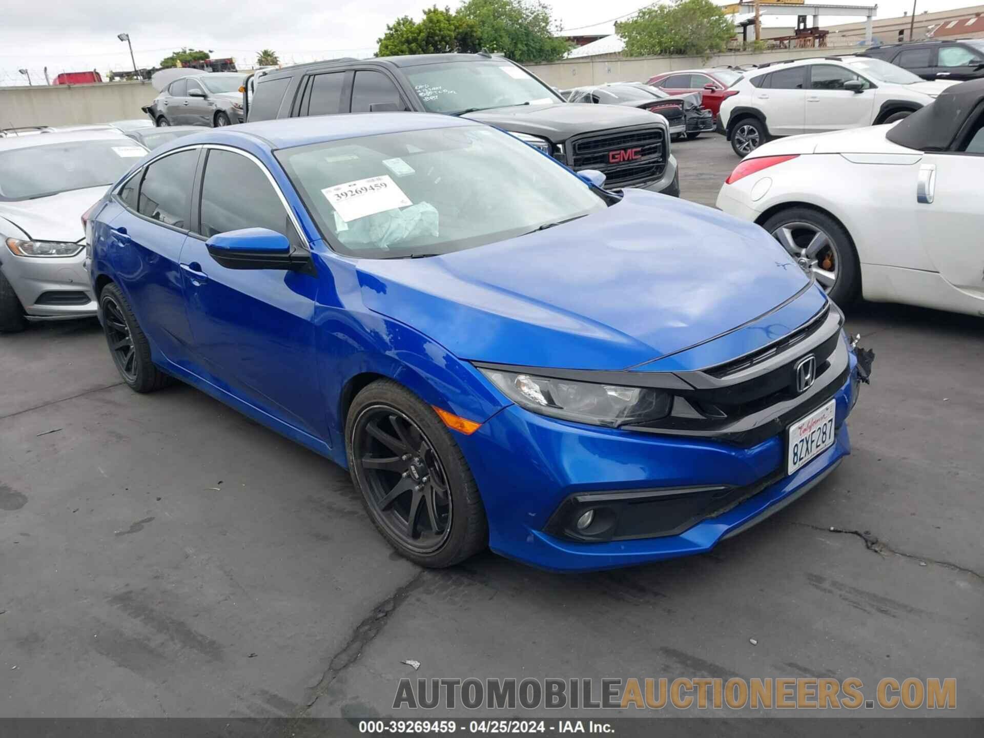 19XFC2F8XME201640 HONDA CIVIC 2021