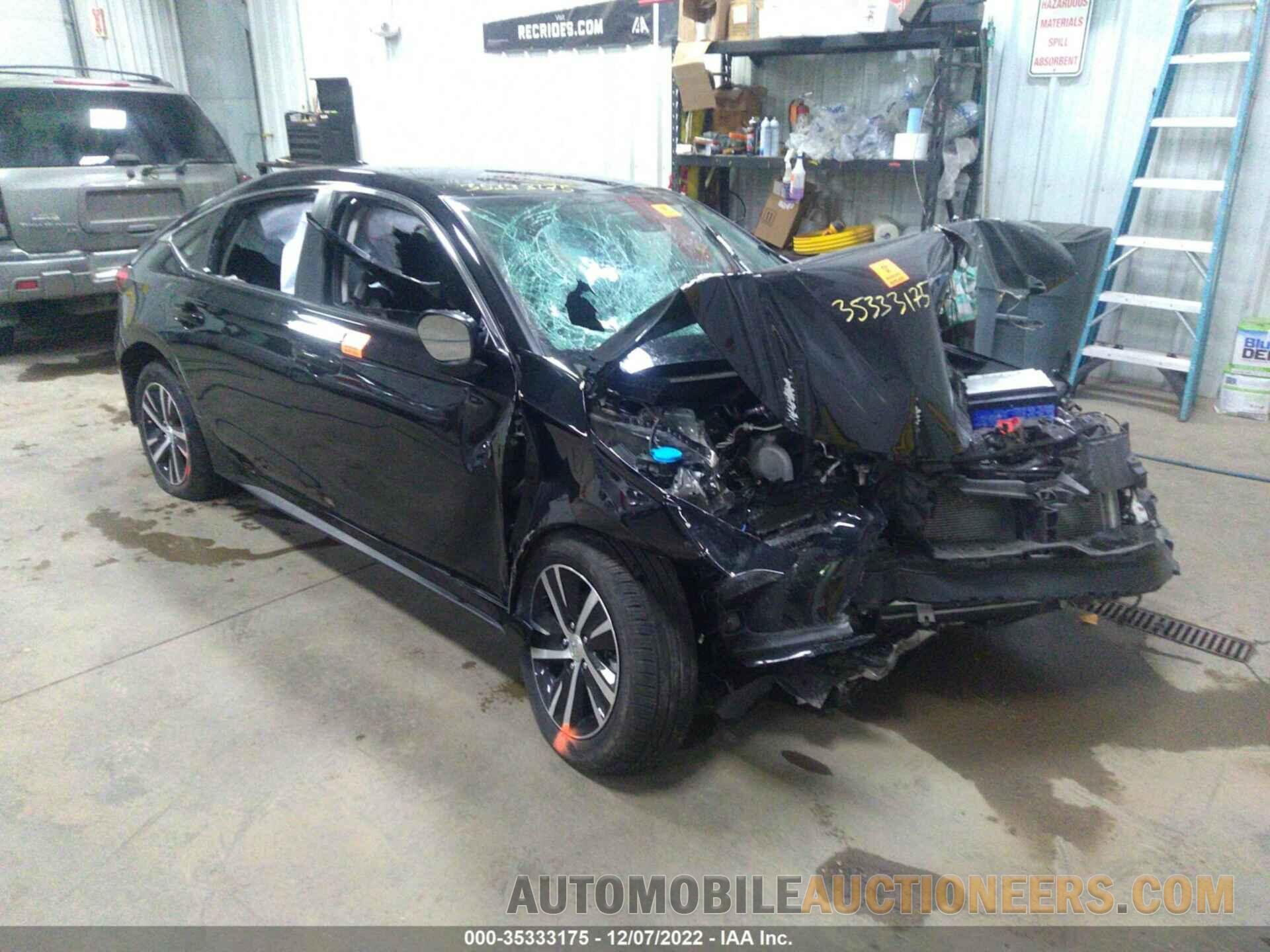 19XFL2H56NE000581 HONDA CIVIC HATCHBACK 2022