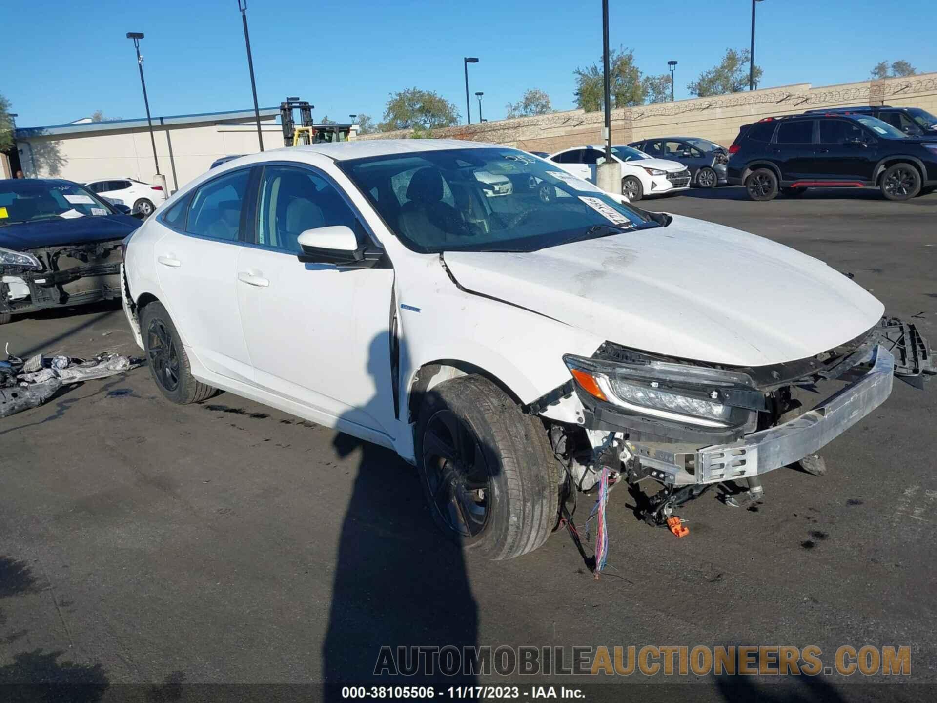 19XZE4F50KE025378 HONDA INSIGHT 2019