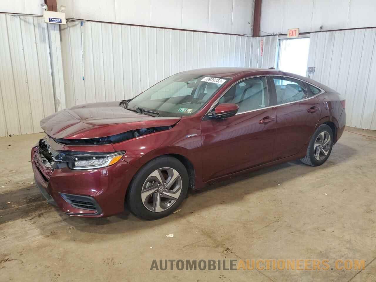 19XZE4F52KE029027 HONDA INSIGHT 2019