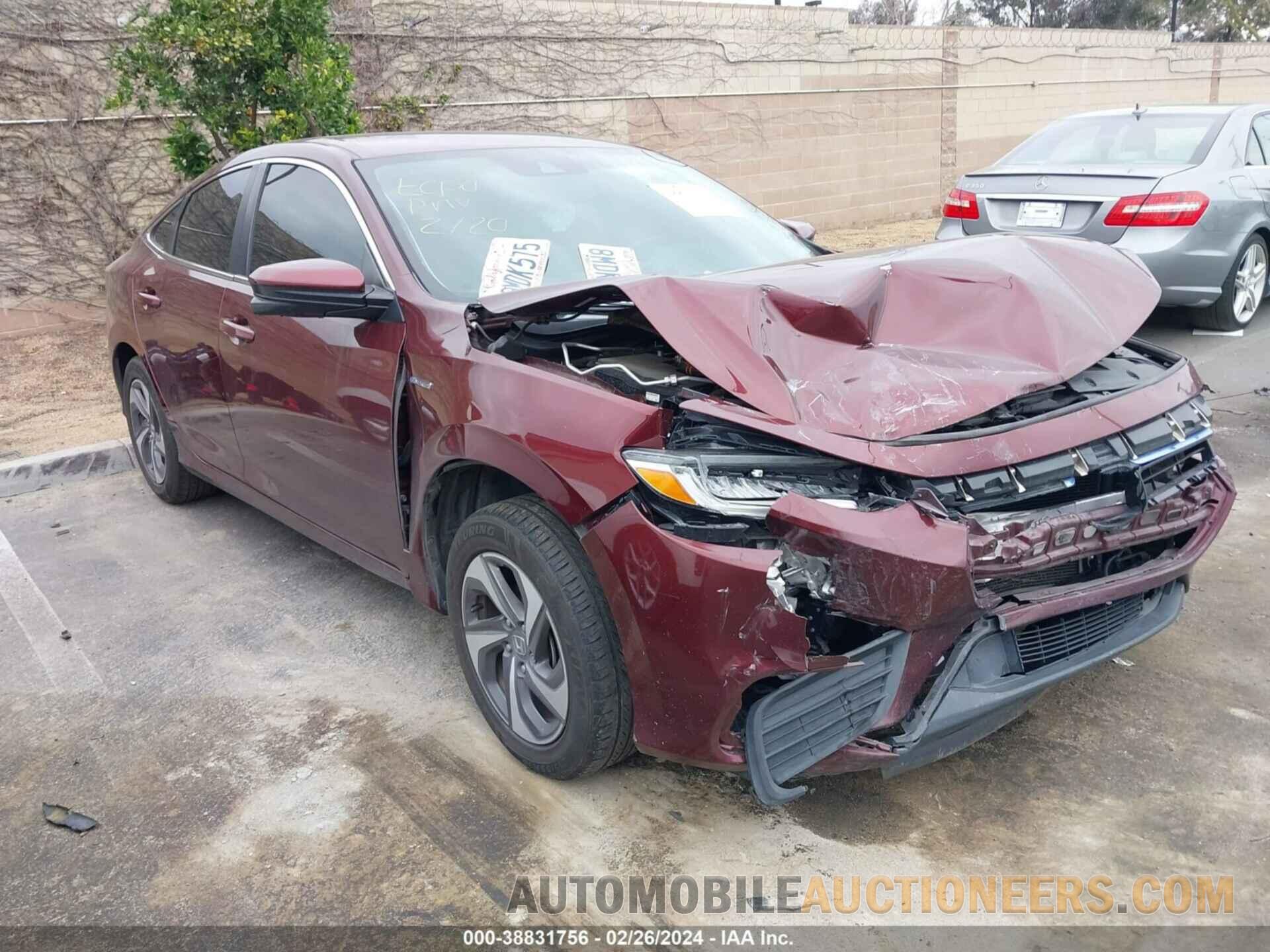 19XZE4F52LE000502 HONDA INSIGHT 2020