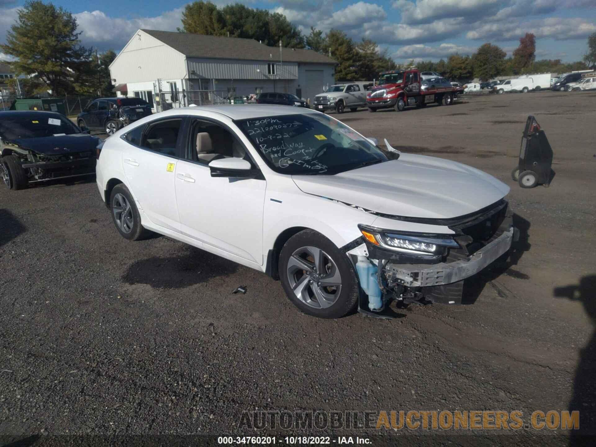 19XZE4F5XKE005655 HONDA INSIGHT 2019