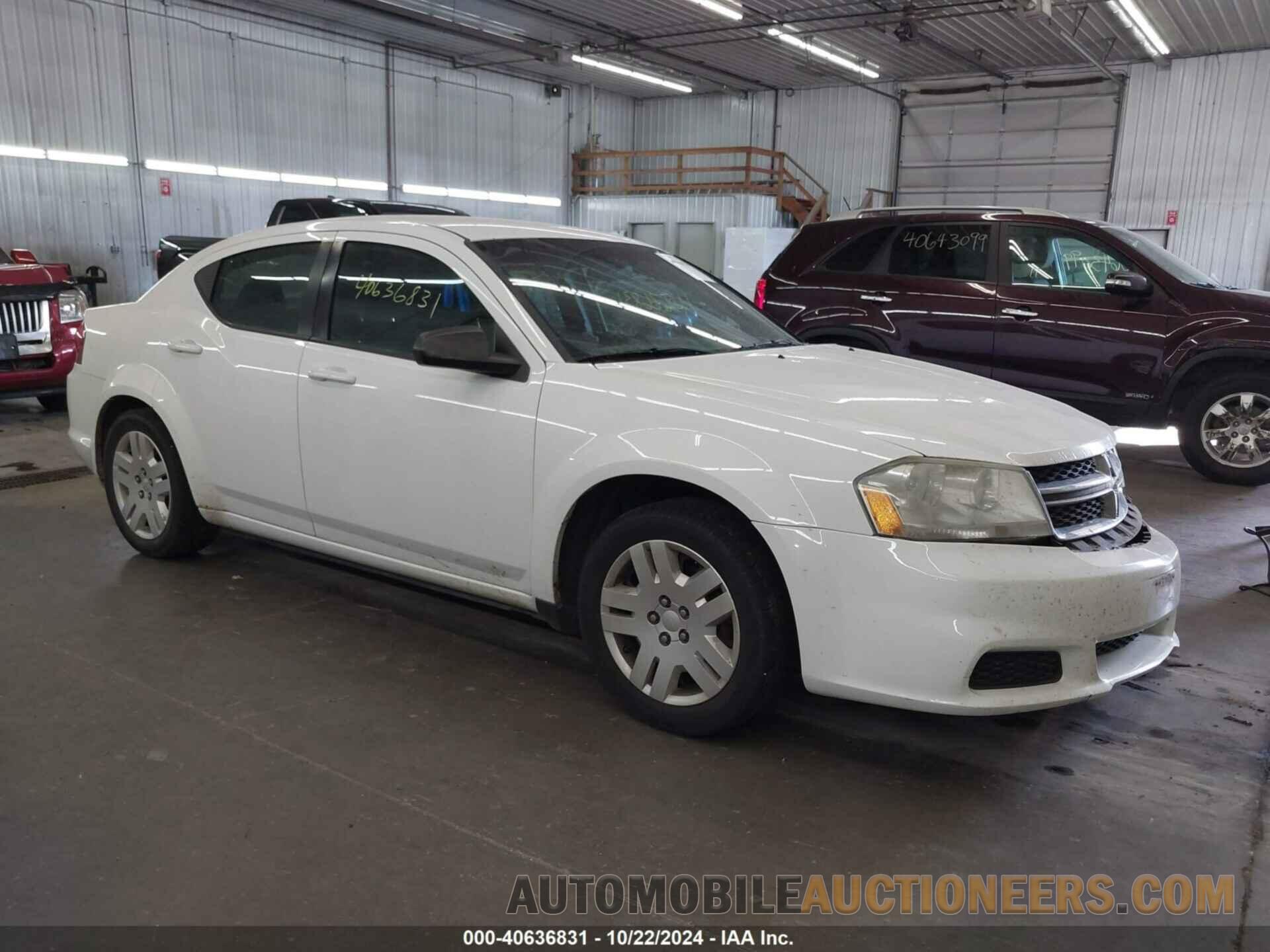 1B3BD4FB2BN563216 DODGE AVENGER 2011