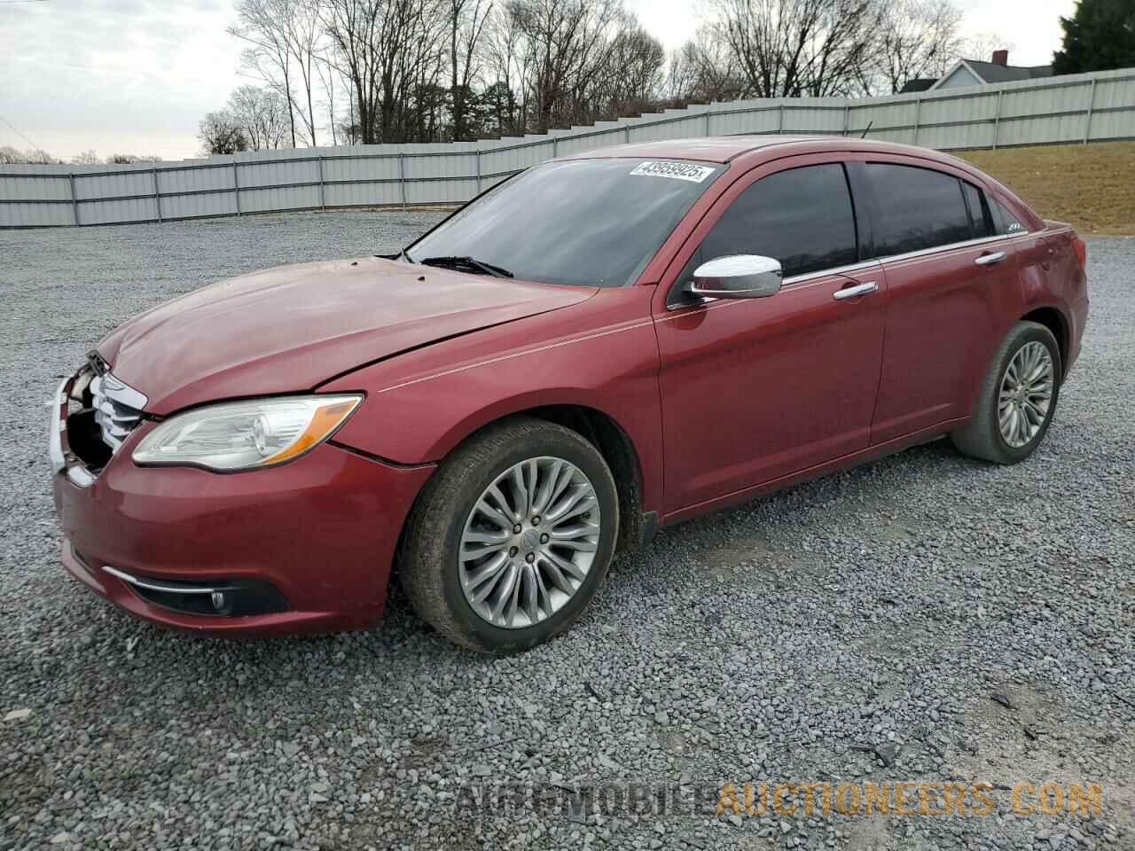 1C3CCBCB7CN164905 CHRYSLER 200 2012