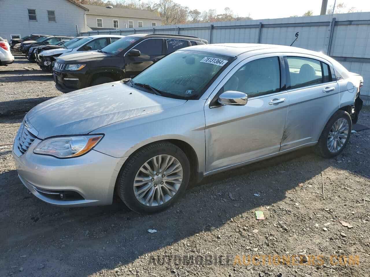 1C3CCBCG8CN102067 CHRYSLER 200 2012