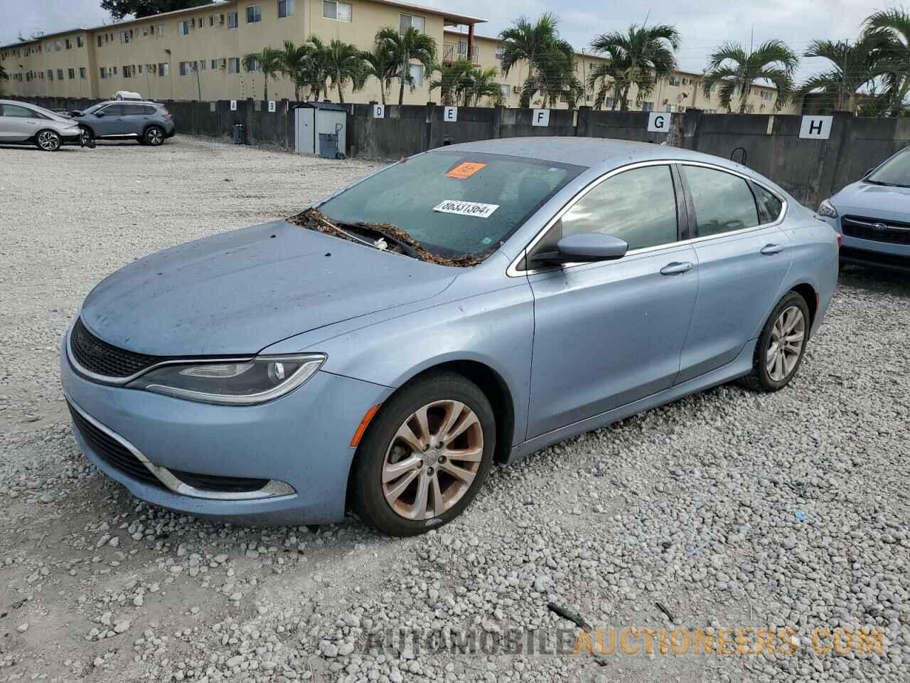 1C3CCCAB1FN614125 CHRYSLER 200 2015