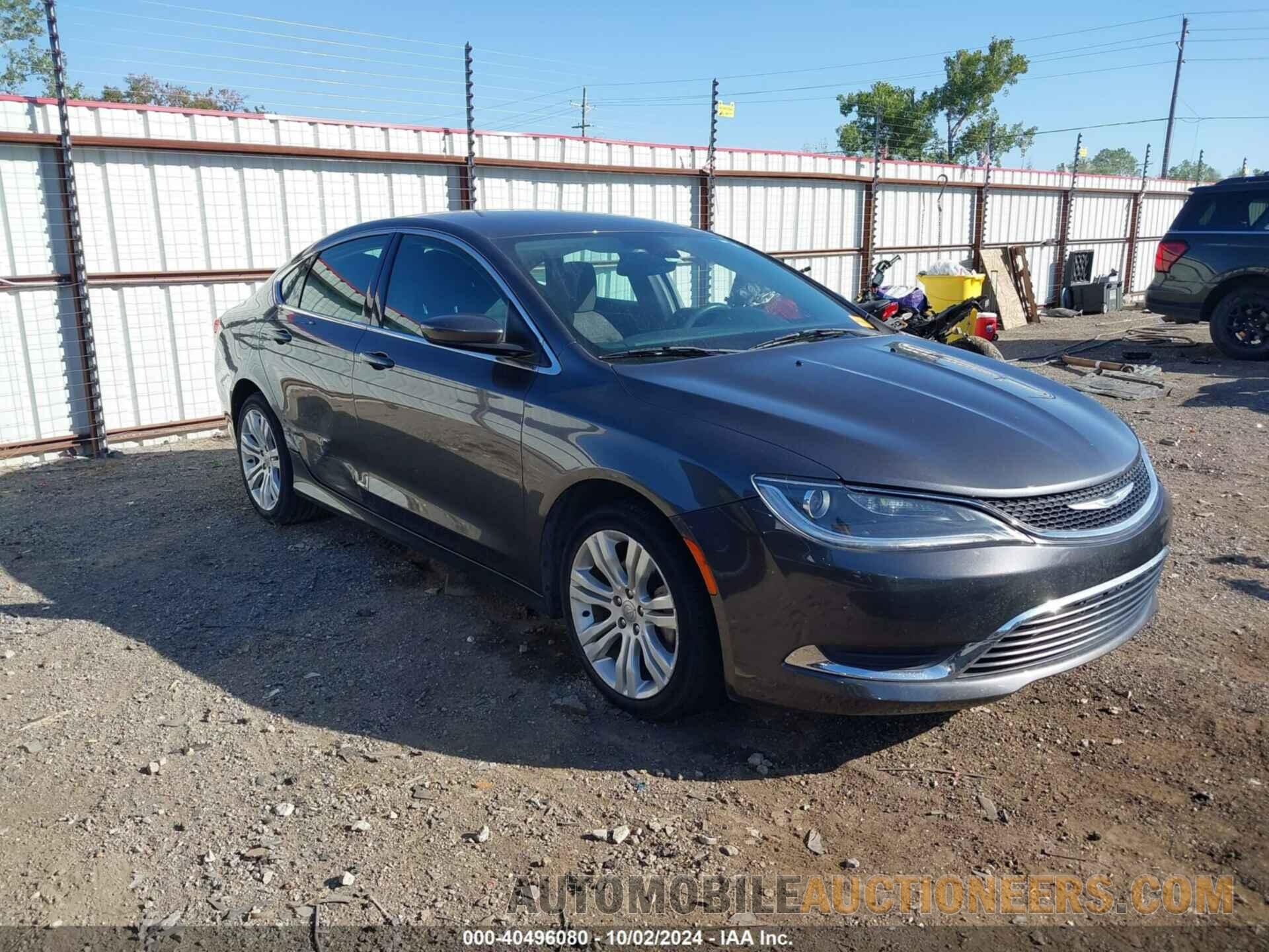 1C3CCCAB3FN566756 CHRYSLER 200 2015