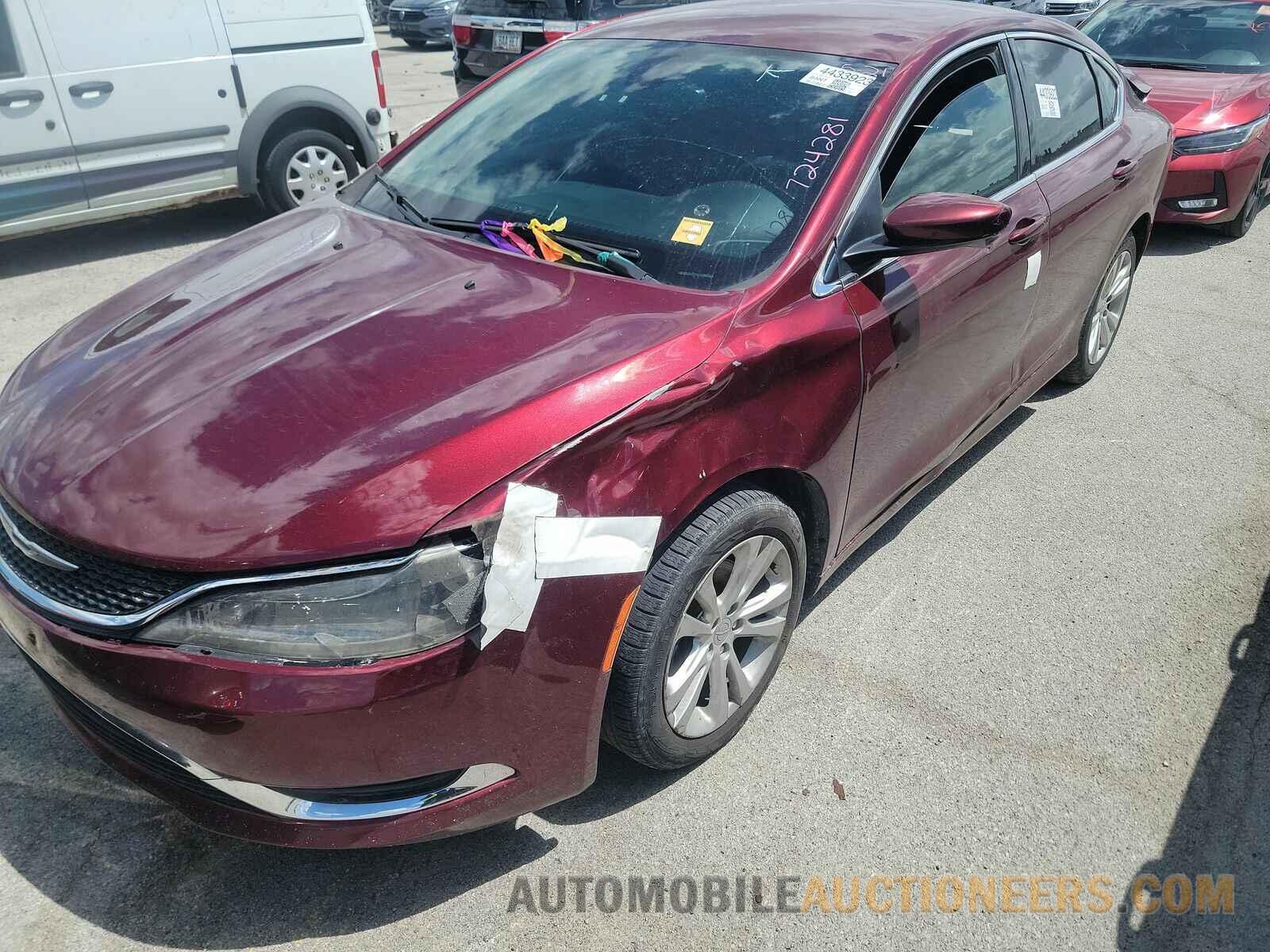 1C3CCCAB6FN724281 Chrysler 200 2015