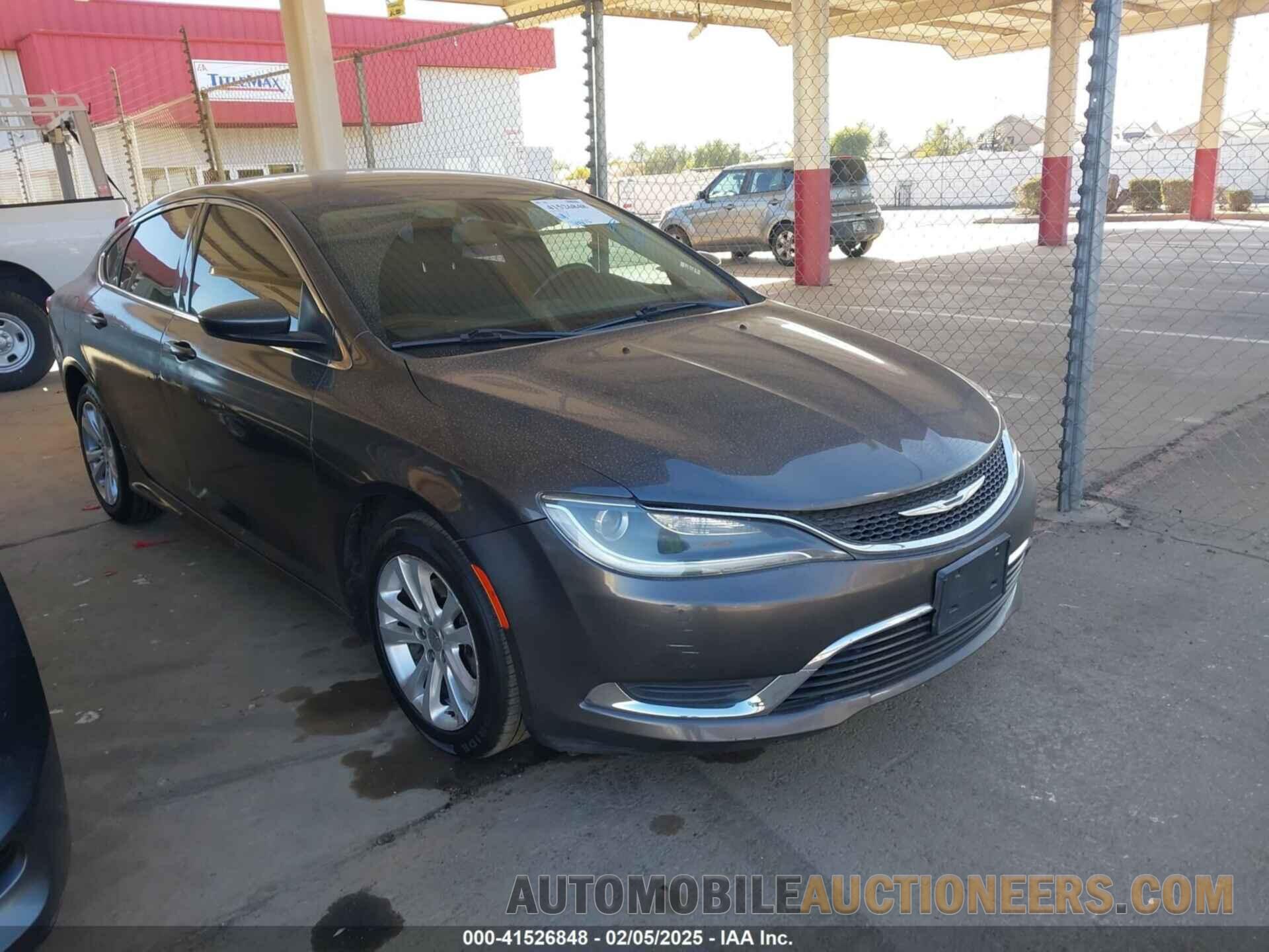 1C3CCCAB8FN617300 CHRYSLER 200 2015