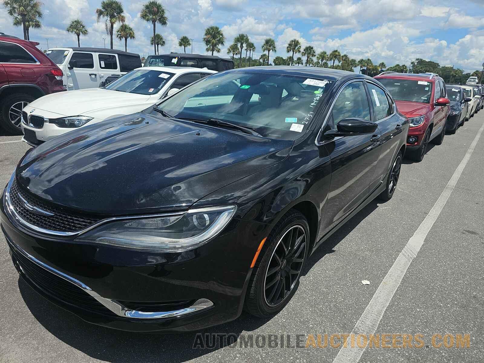 1C3CCCABXFN743514 Chrysler 200 2015