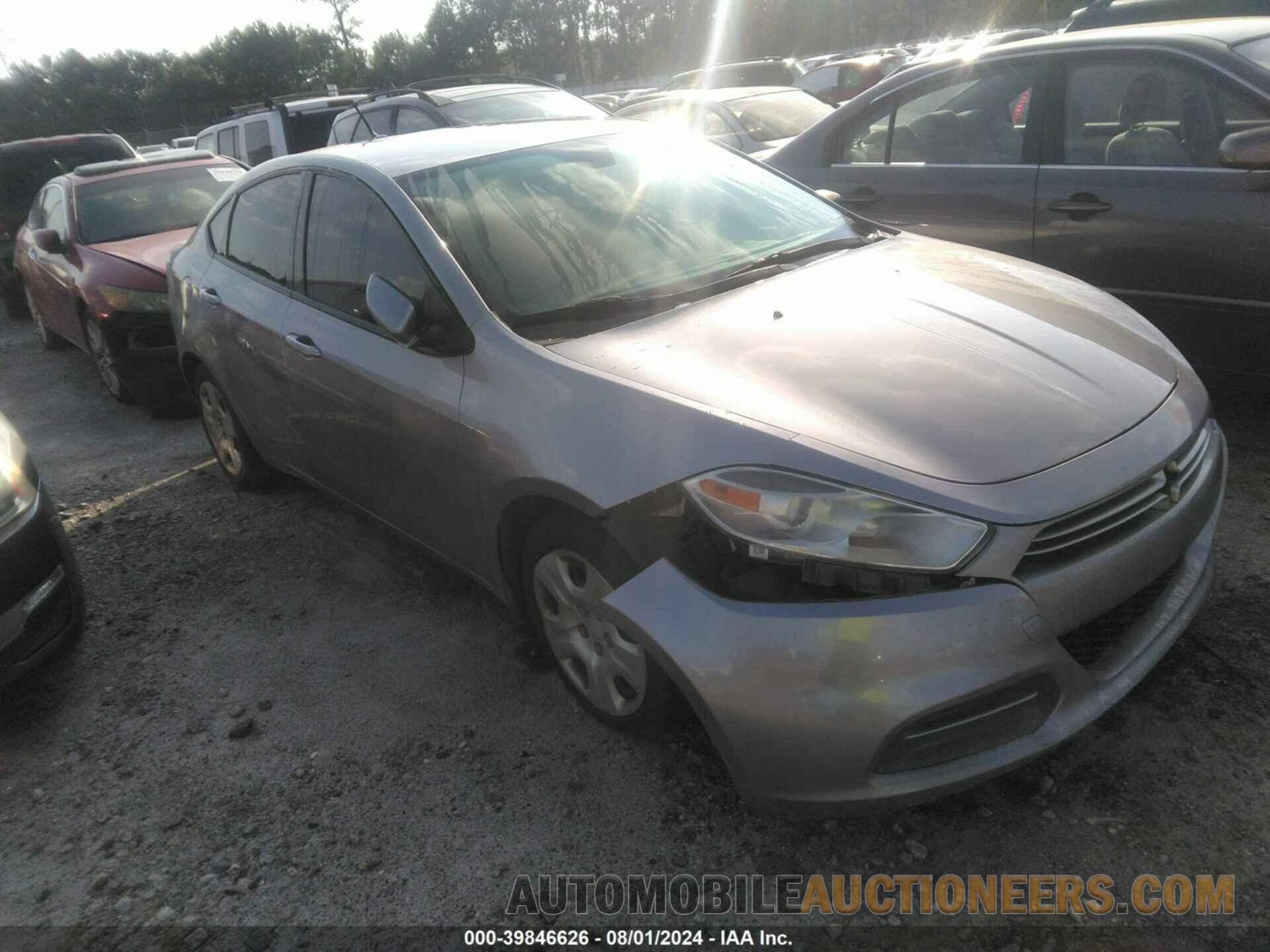 1C3CDFAA1FD370102 DODGE DART 2015