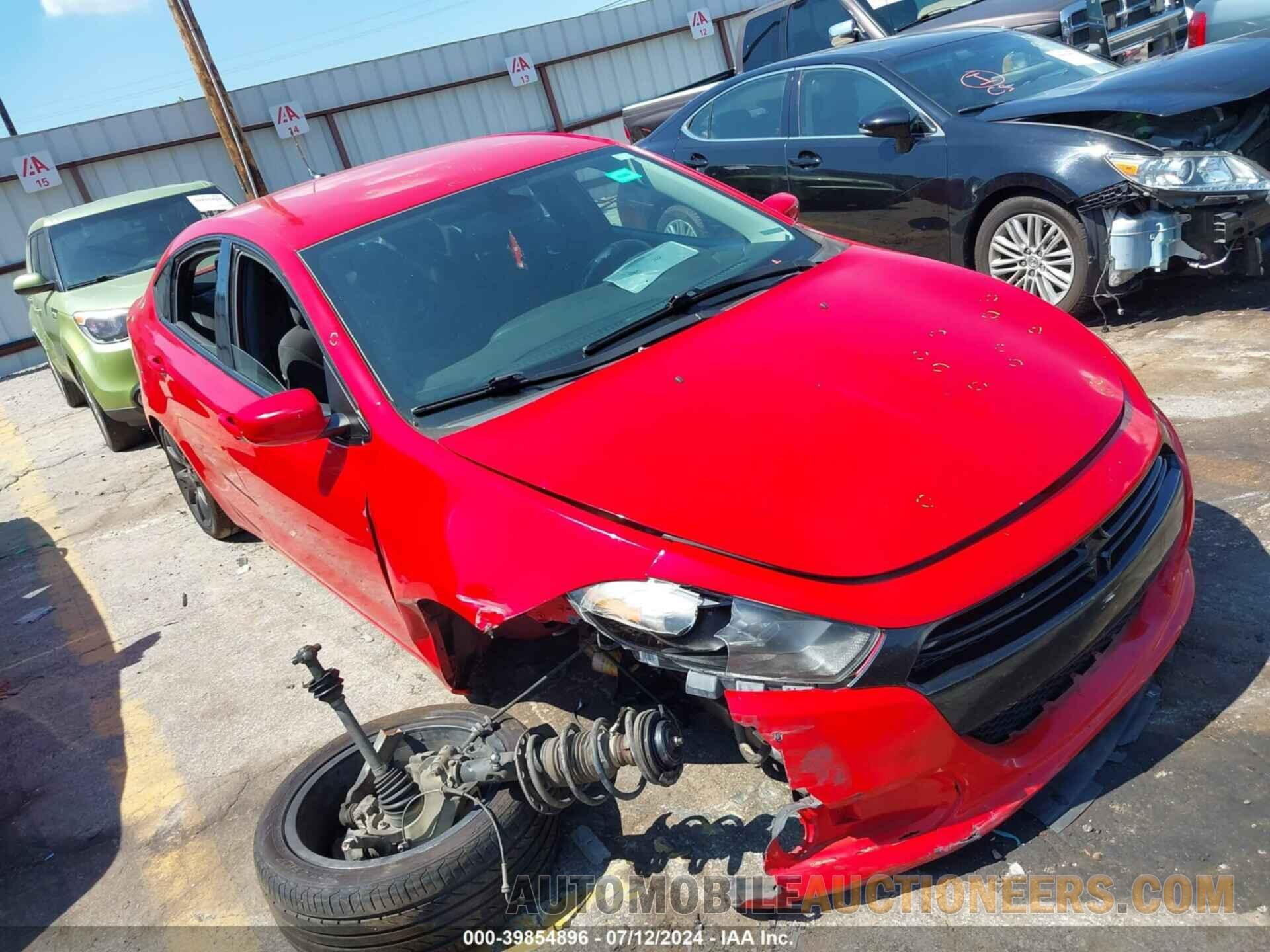 1C3CDFAA2GD679790 DODGE DART 2016