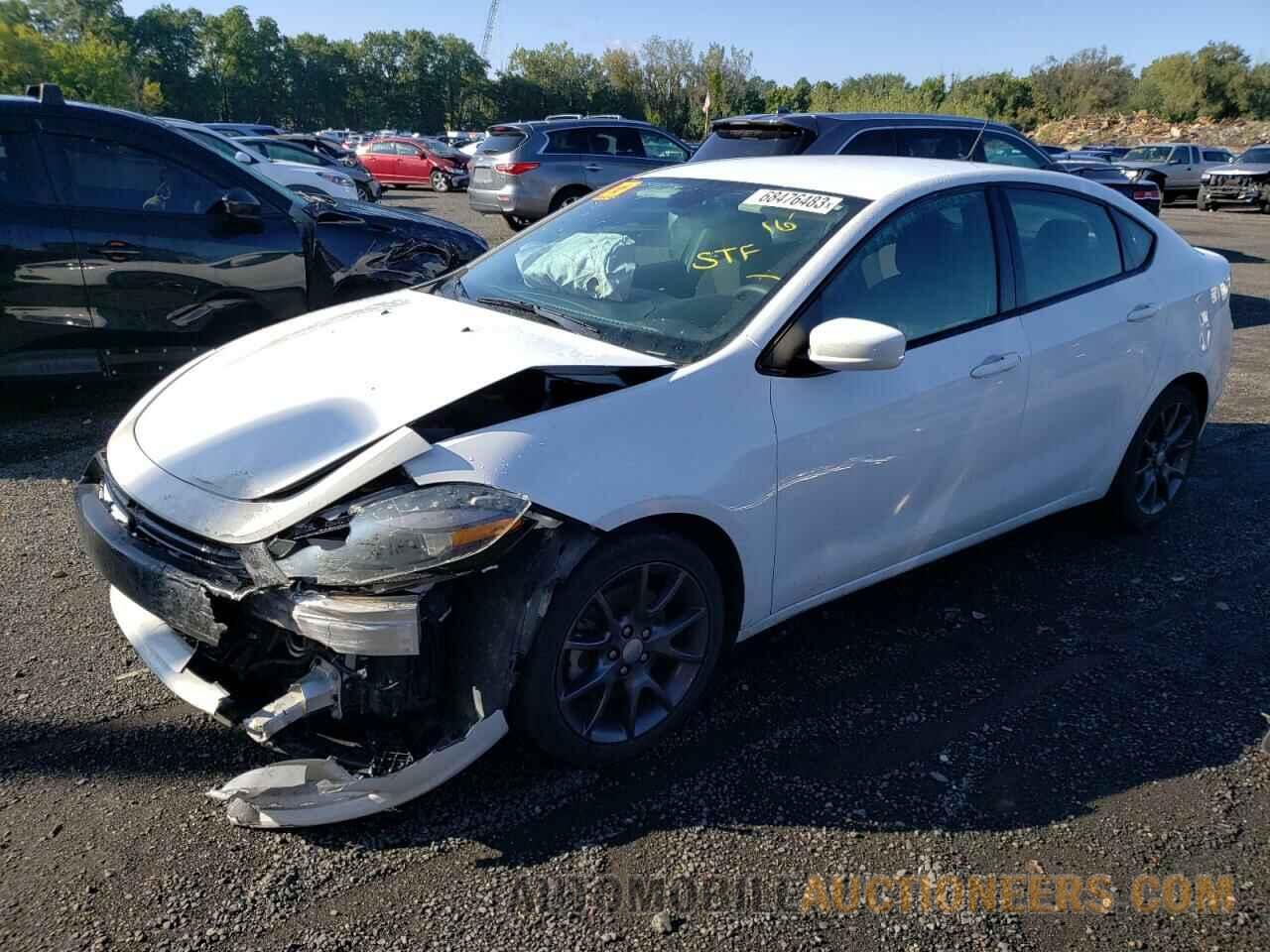 1C3CDFAA3GD706608 DODGE DART 2016