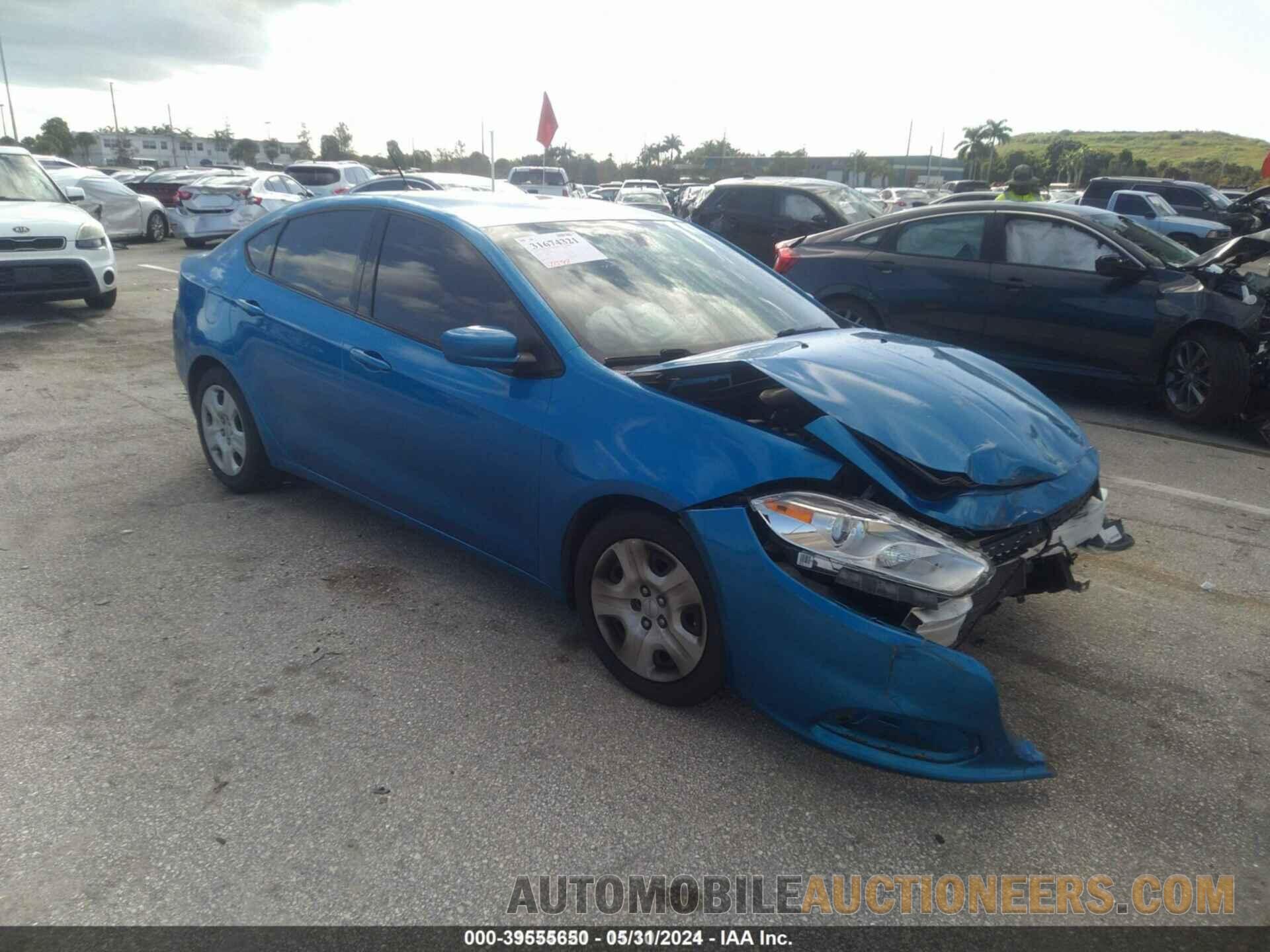 1C3CDFAA4GD540597 DODGE DART 2016