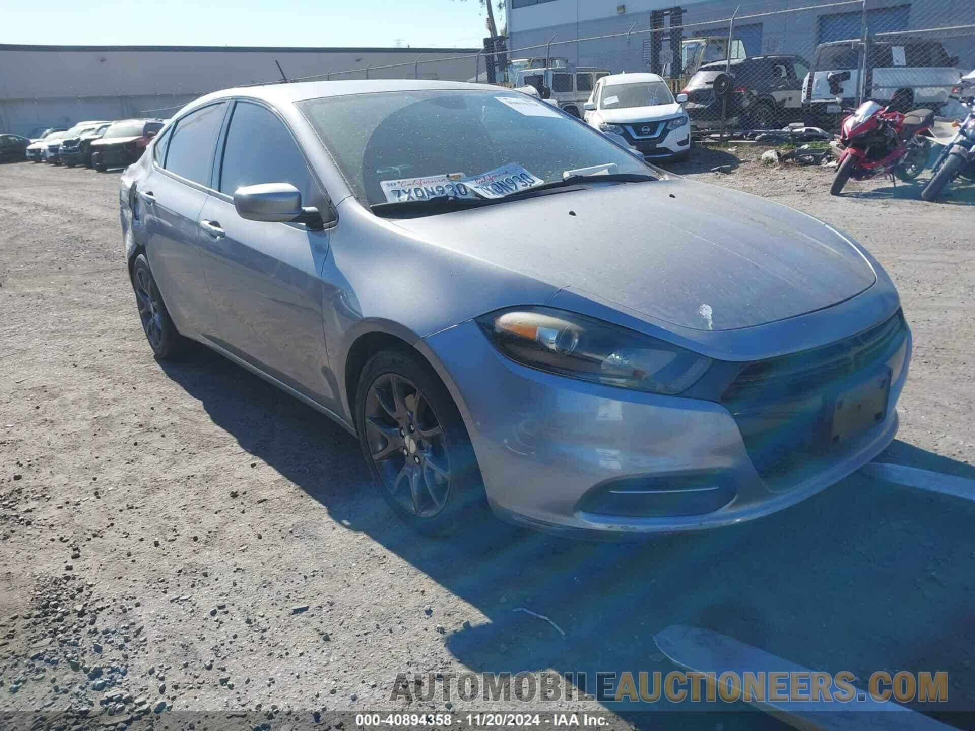 1C3CDFAA6GD503650 DODGE DART 2016