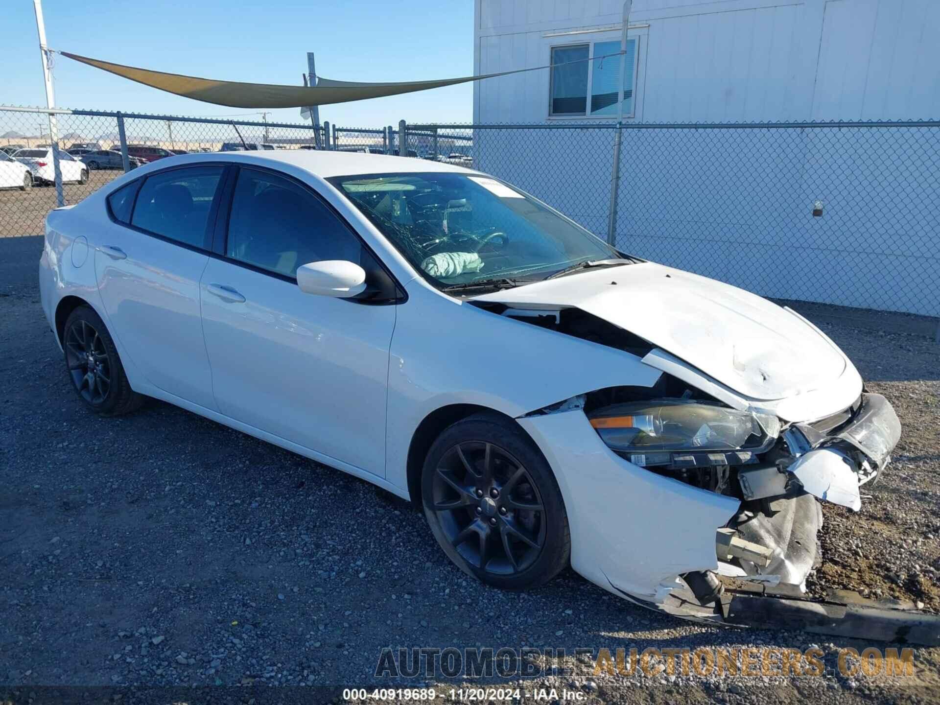 1C3CDFAAXFD311064 DODGE DART 2015