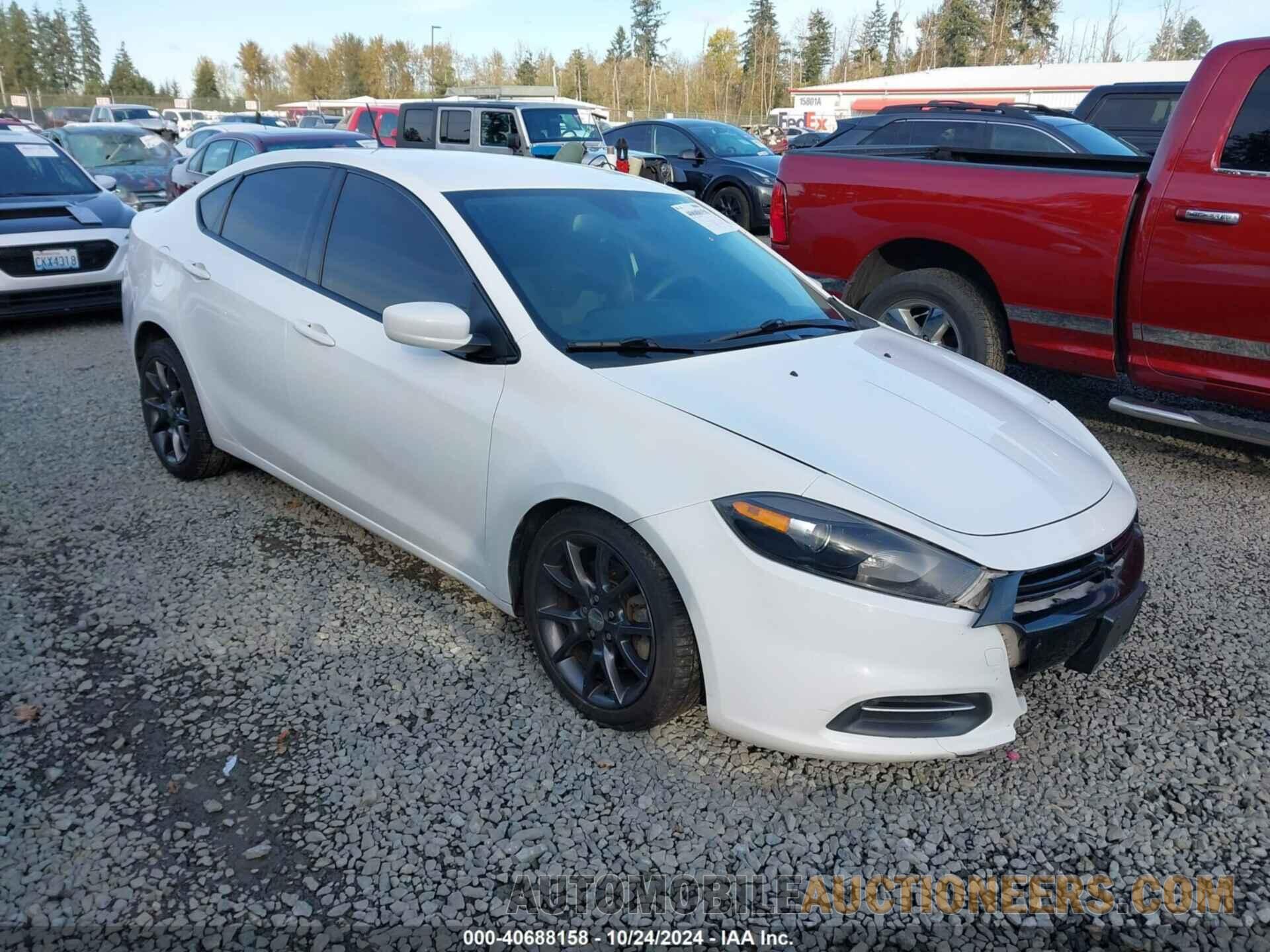 1C3CDFAAXFD433763 DODGE DART 2015